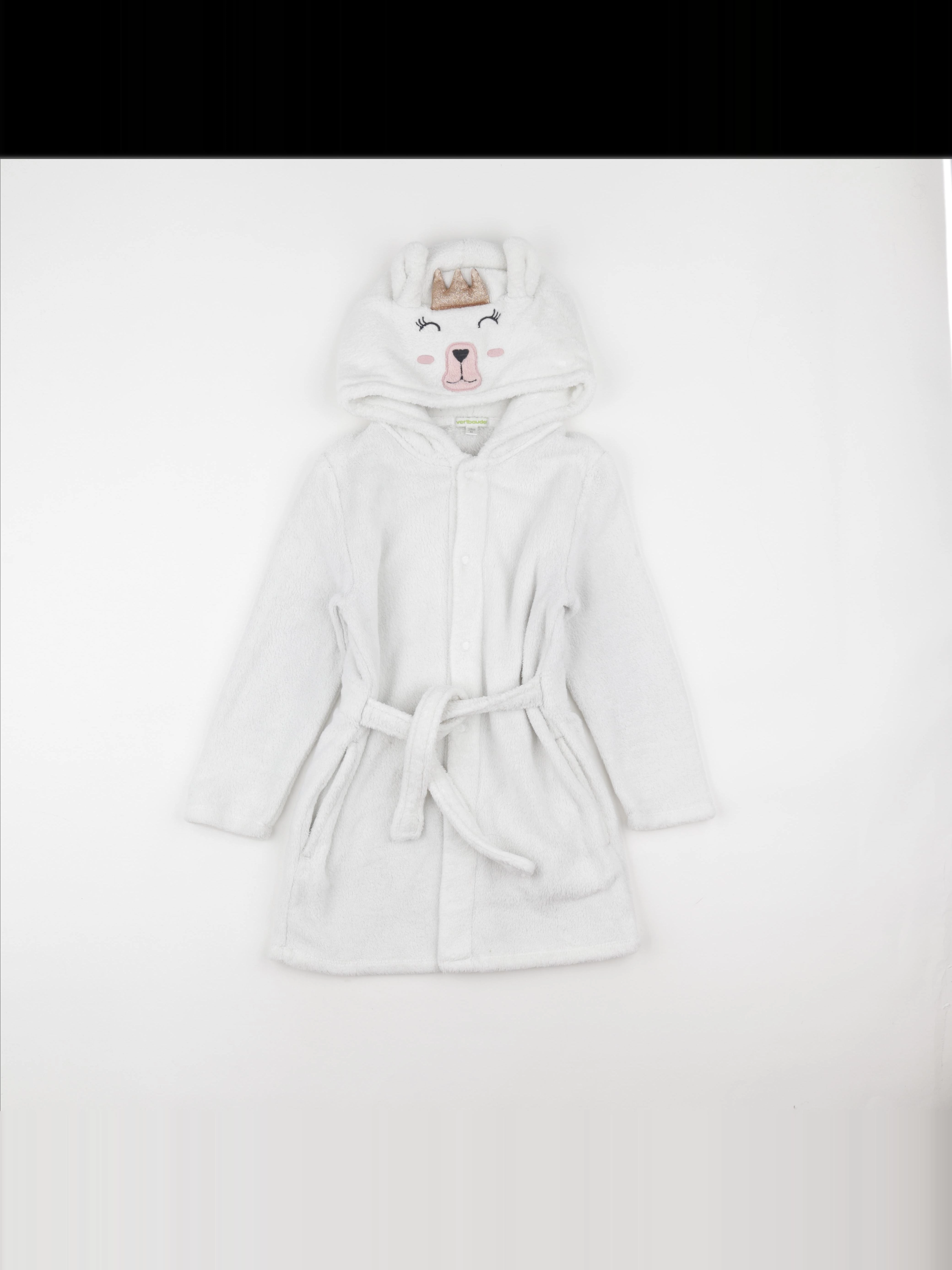 Vertbaudet - robe de chambre blanc - 8 ans