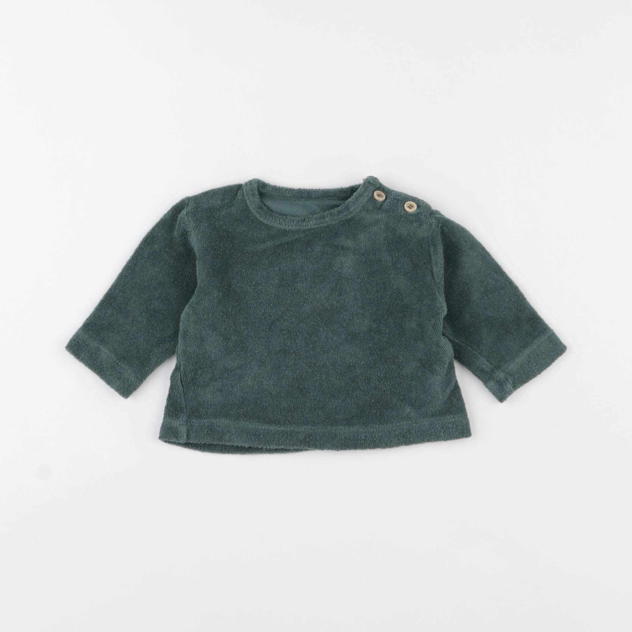 Poudre Organic - tee-shirt vert - 1 mois