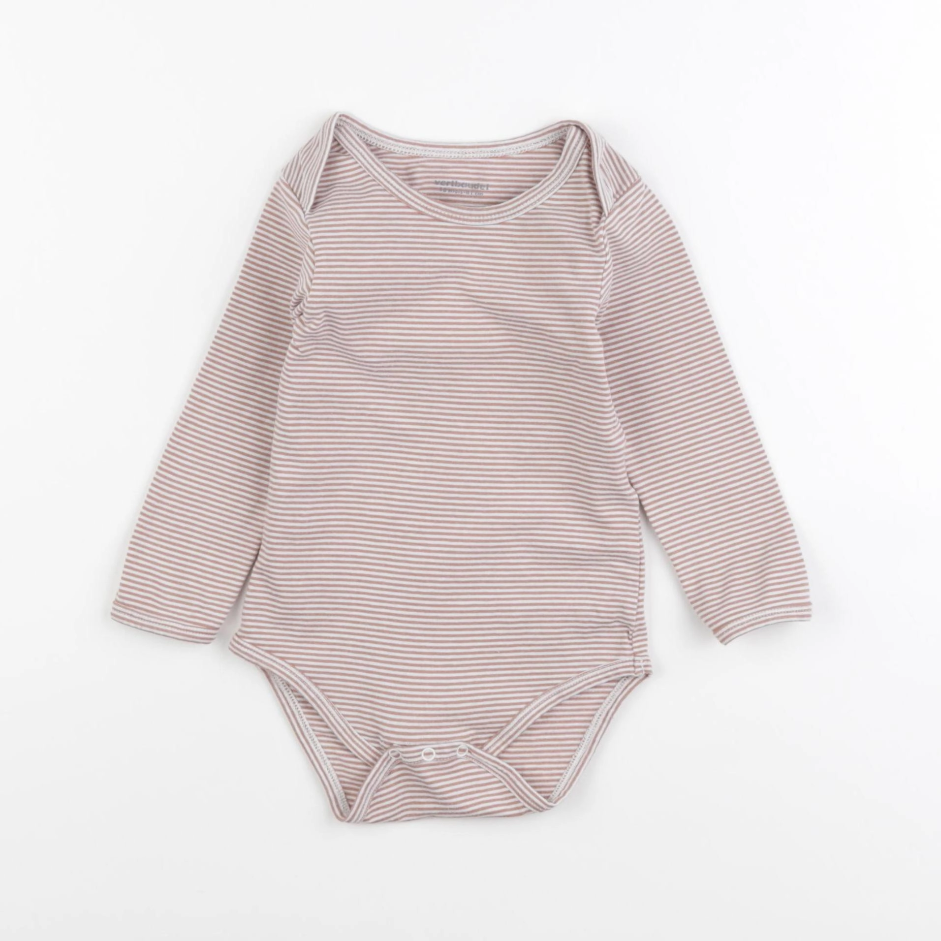 Vertbaudet - body marron - 18 mois