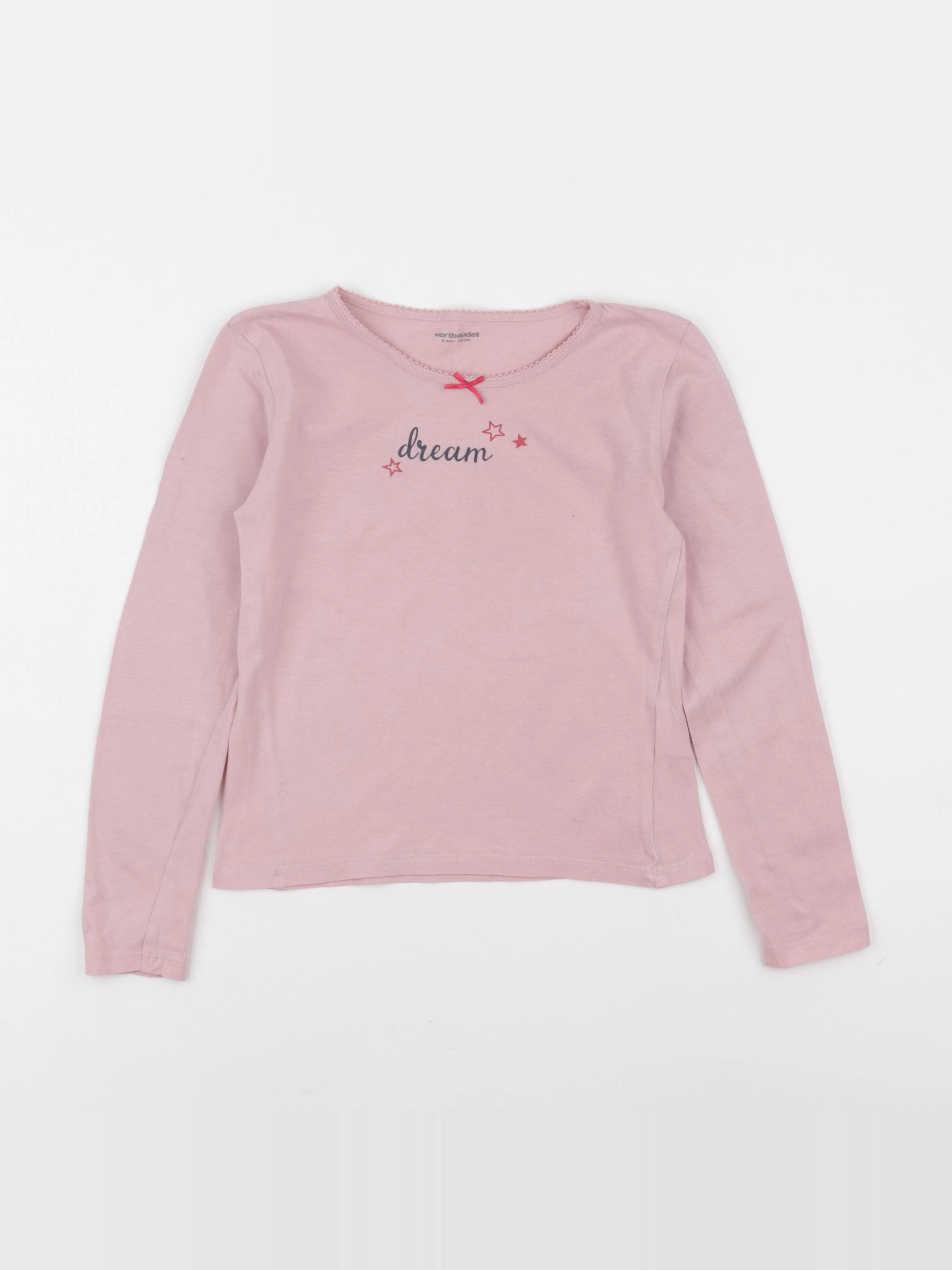 Vertbaudet - maillot de corps rose - 8 ans