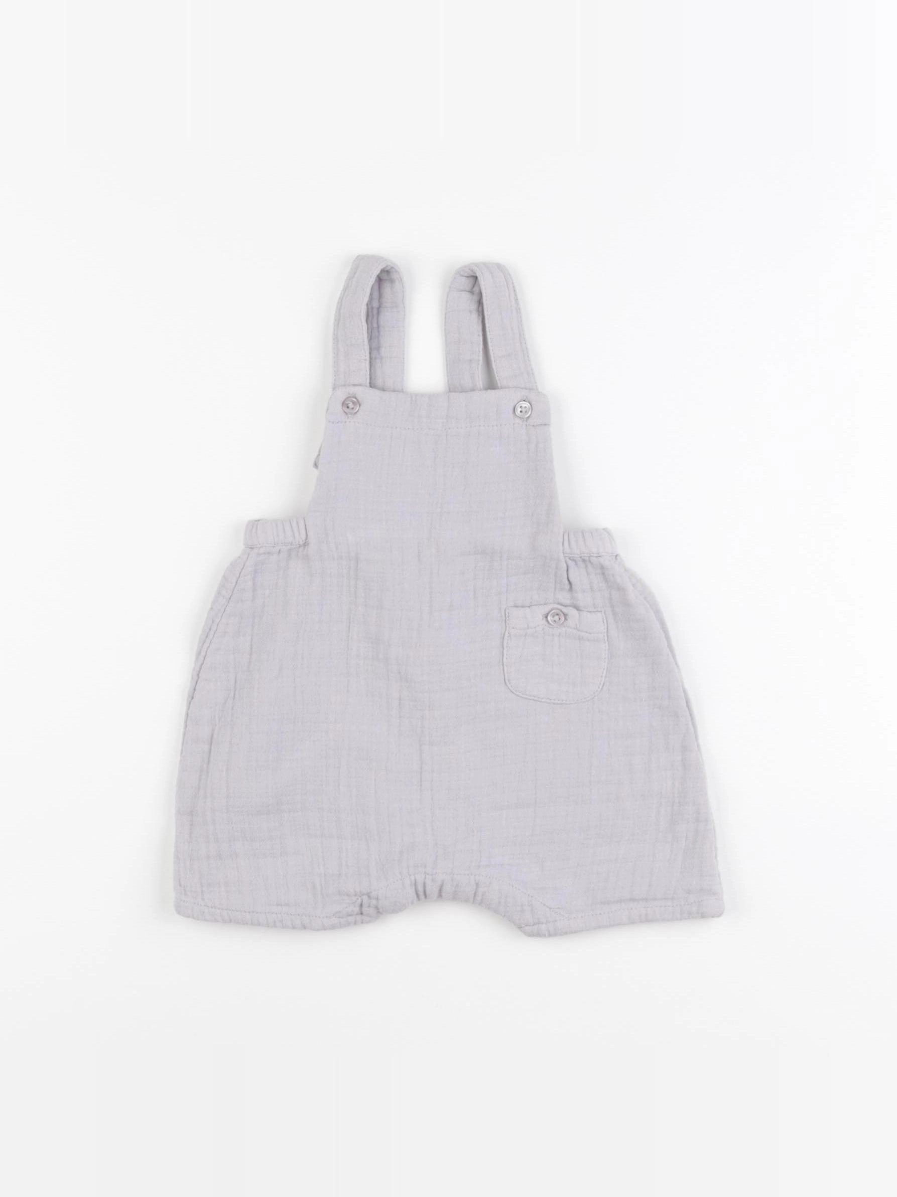 Boutchou - salopette gris - 1 mois