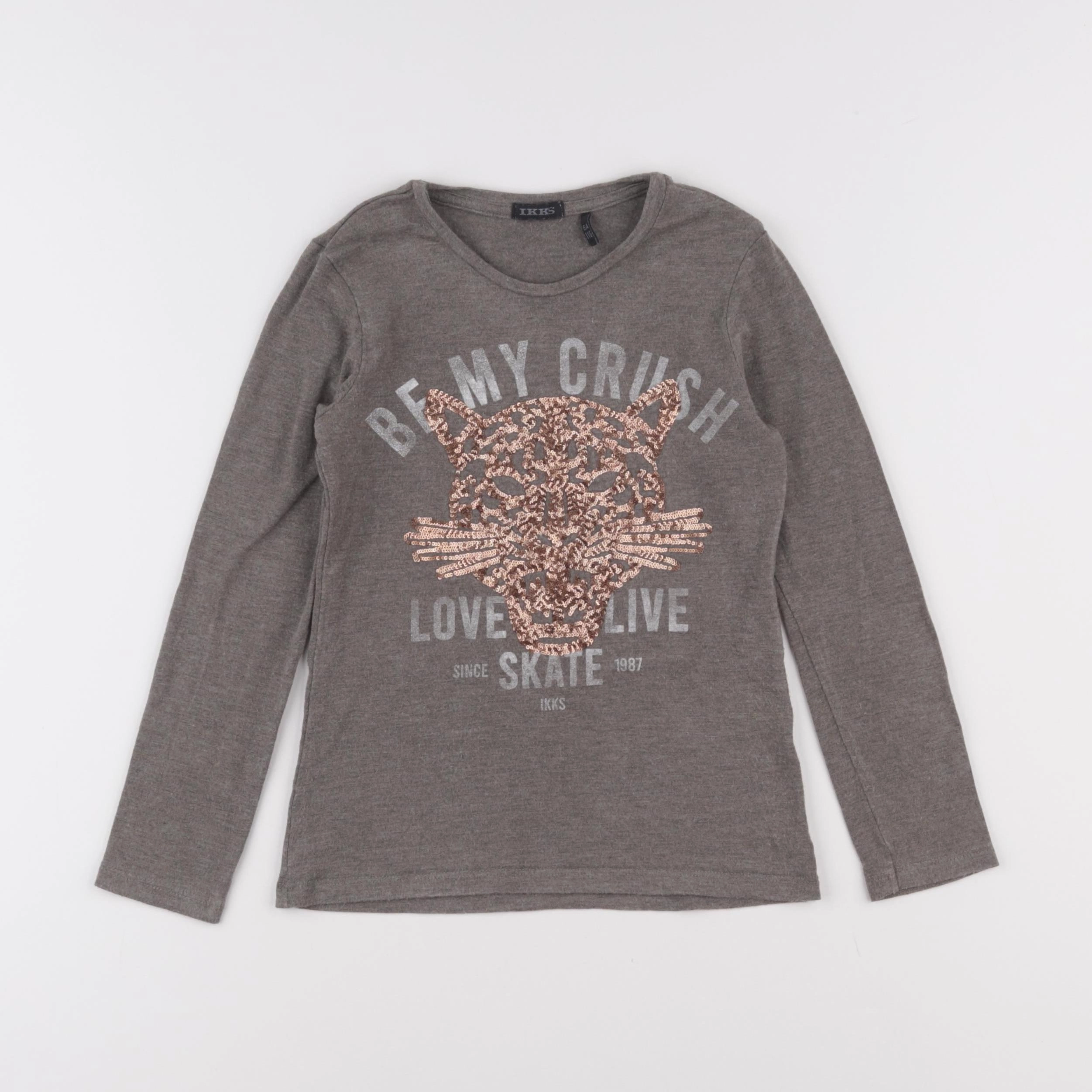 IKKS - tee-shirt gris - 6 ans