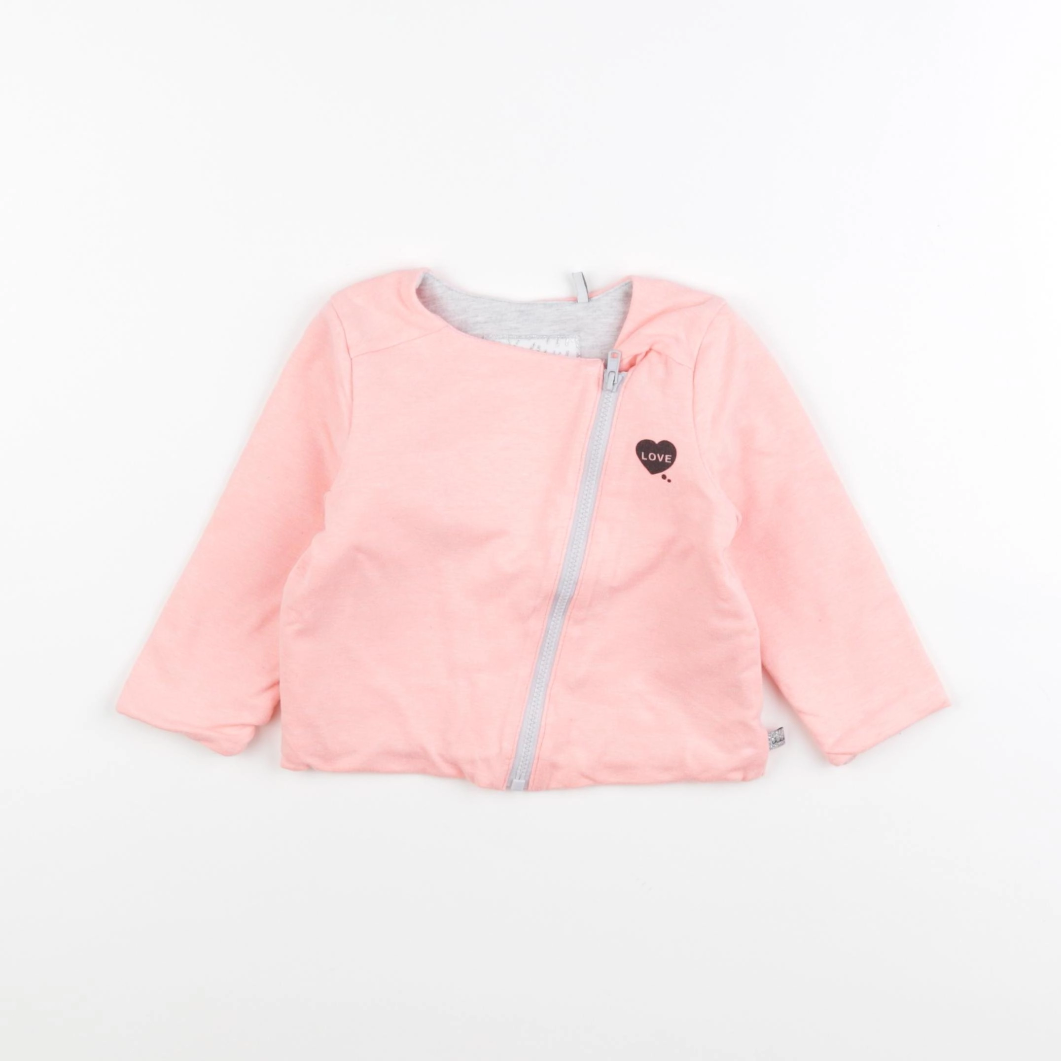 IKKS - sweat rose fluo - 18 mois