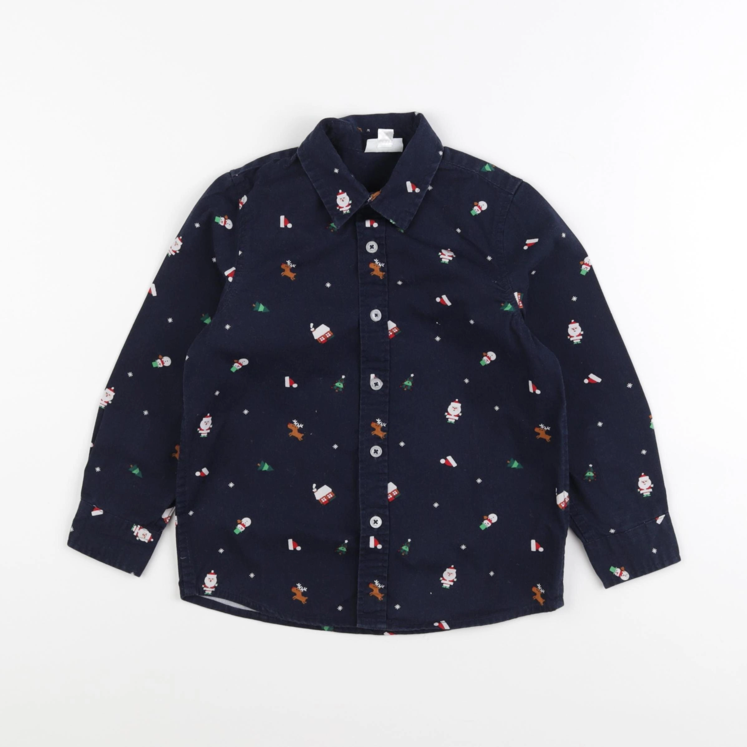 Vertbaudet - chemise bleu - 5 ans