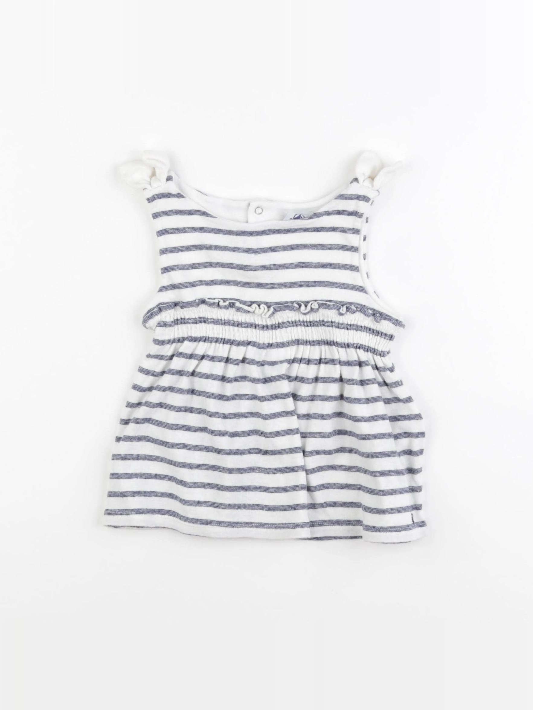 Petit Bateau - débardeur bleu - 24 mois