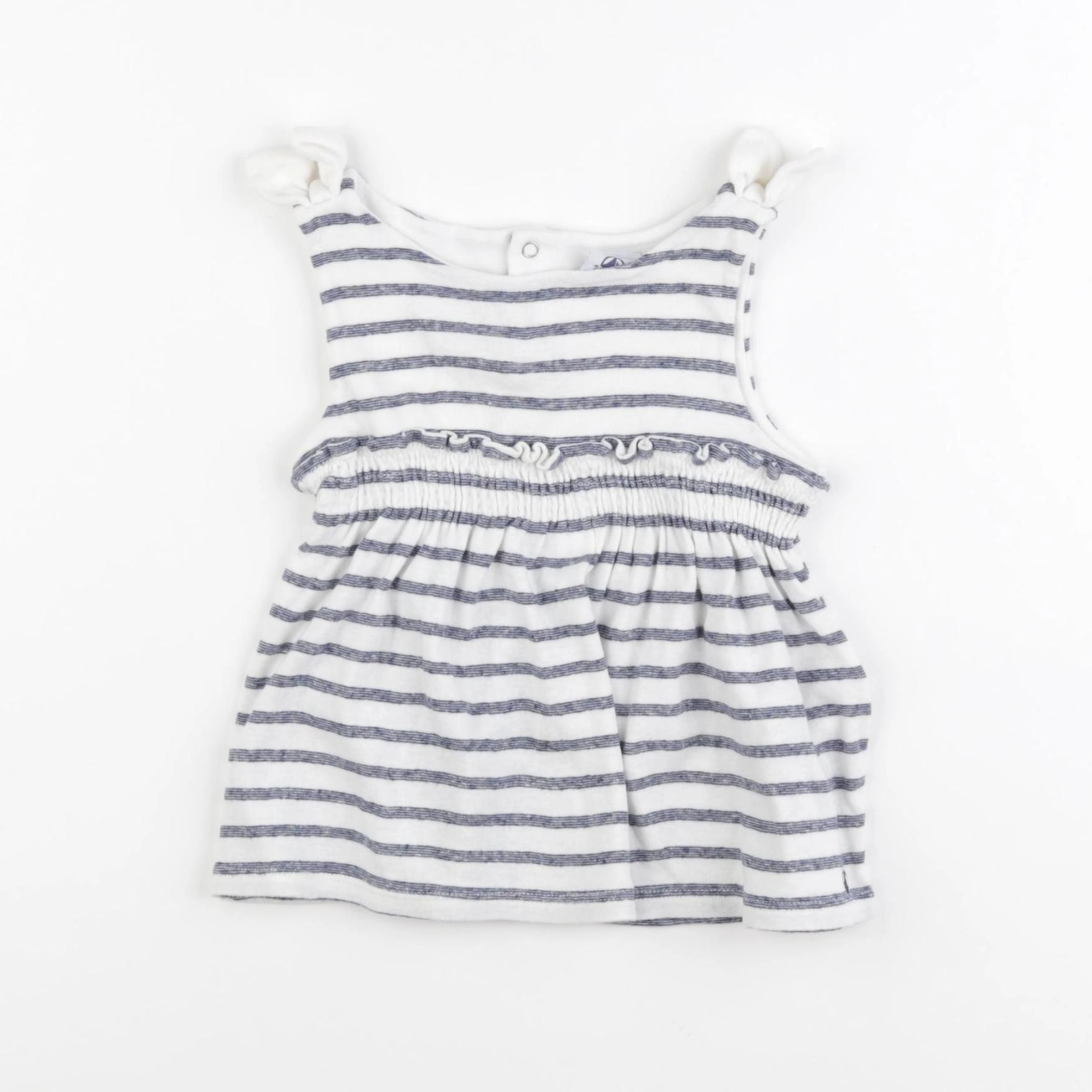 Petit Bateau - débardeur bleu - 24 mois
