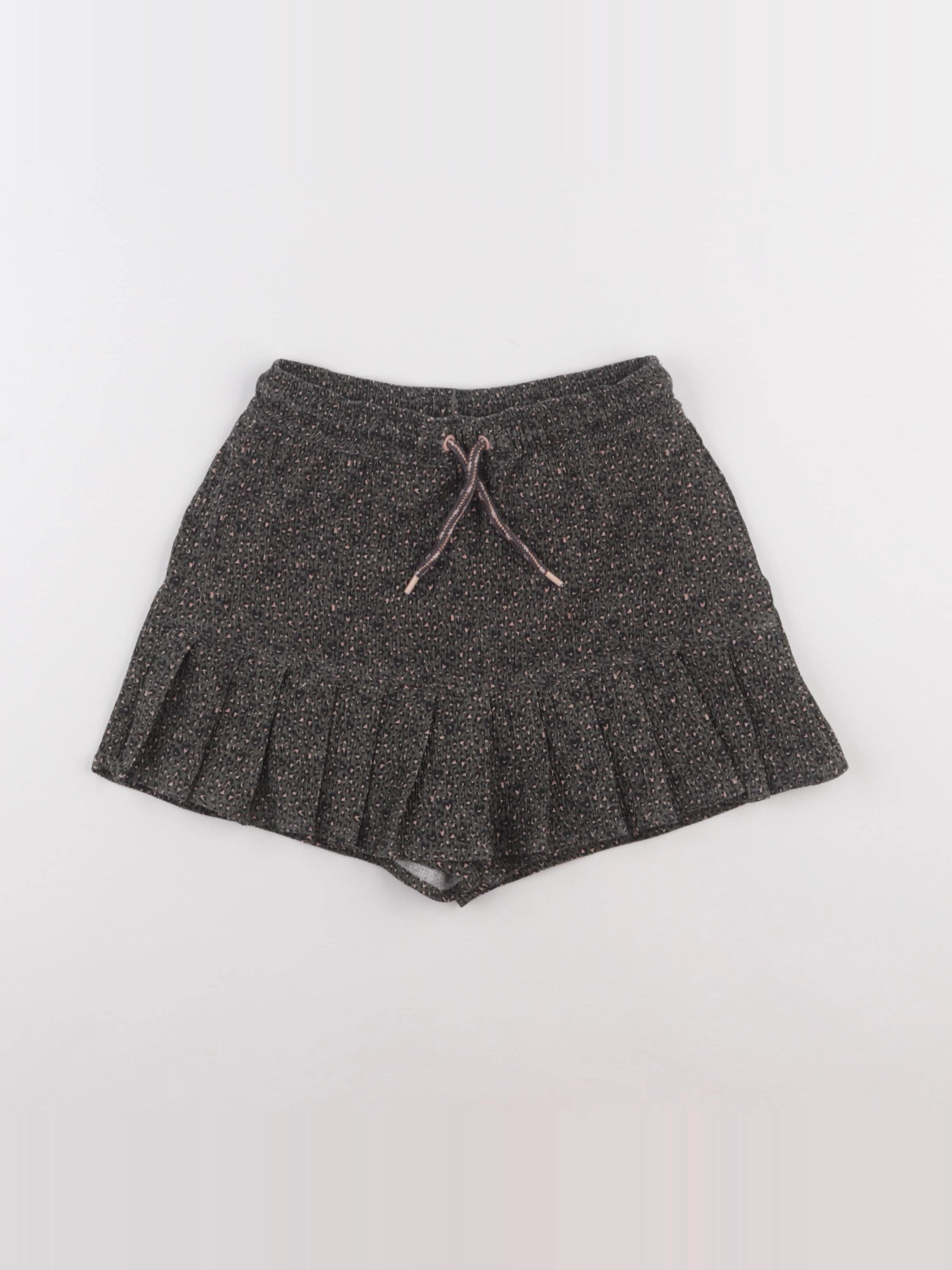 IKKS - jupe short vert, rose - 6 ans