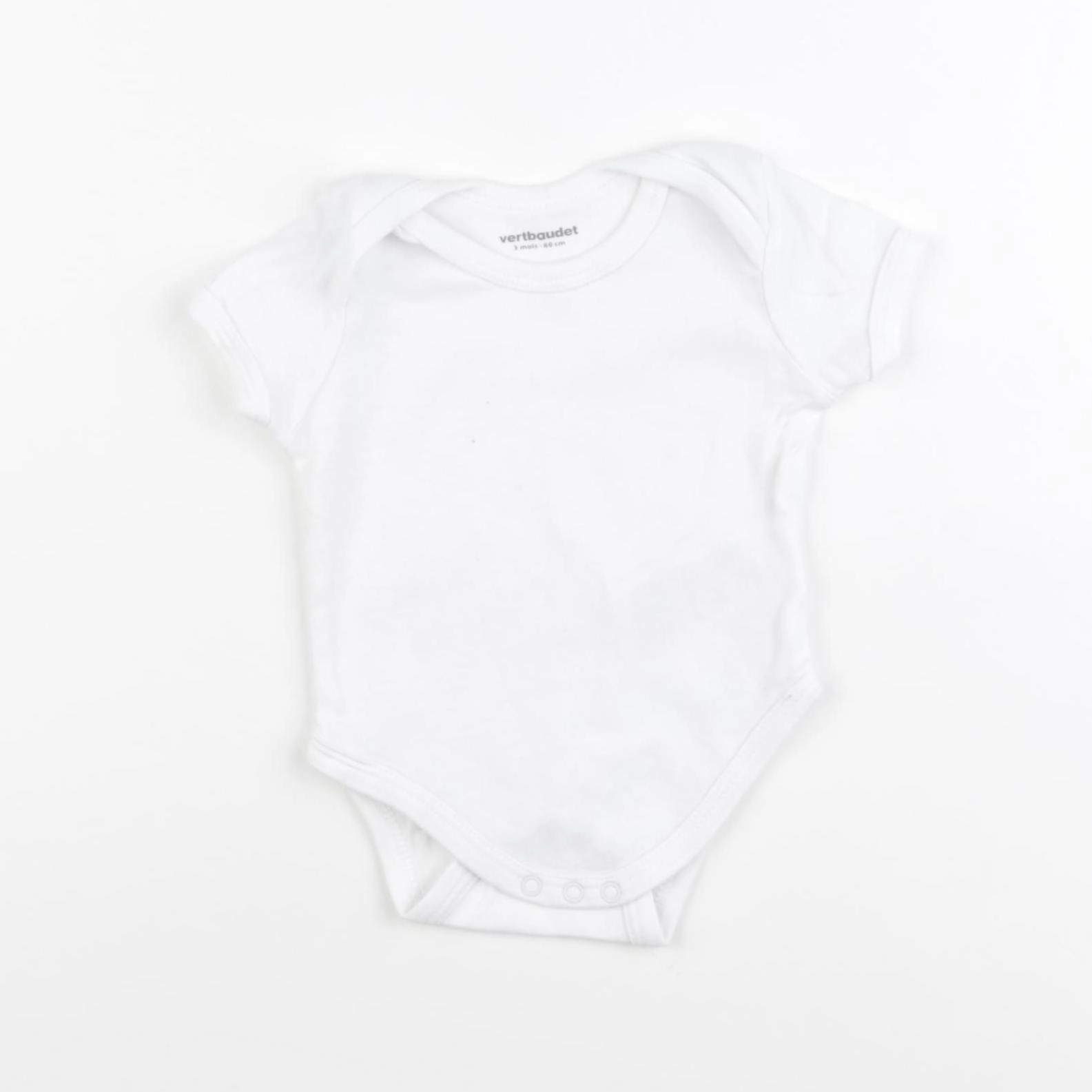 Vertbaudet - body blanc - 3 mois