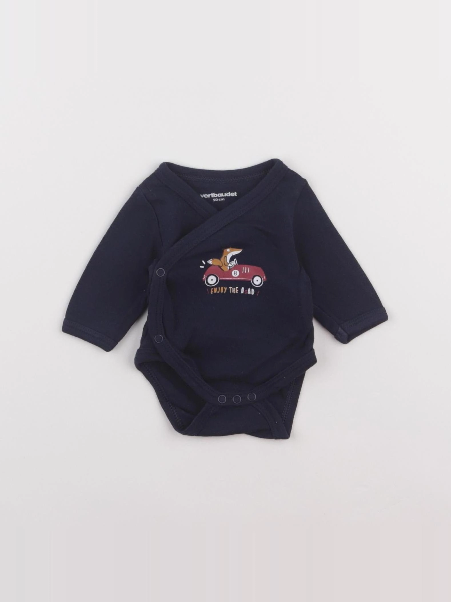 Vertbaudet - body bleu - 0 mois