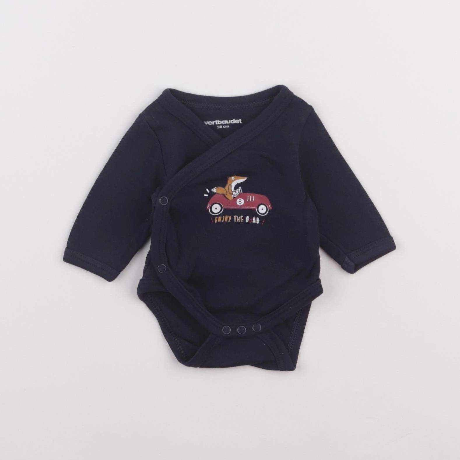 Vertbaudet - body bleu - 0 mois