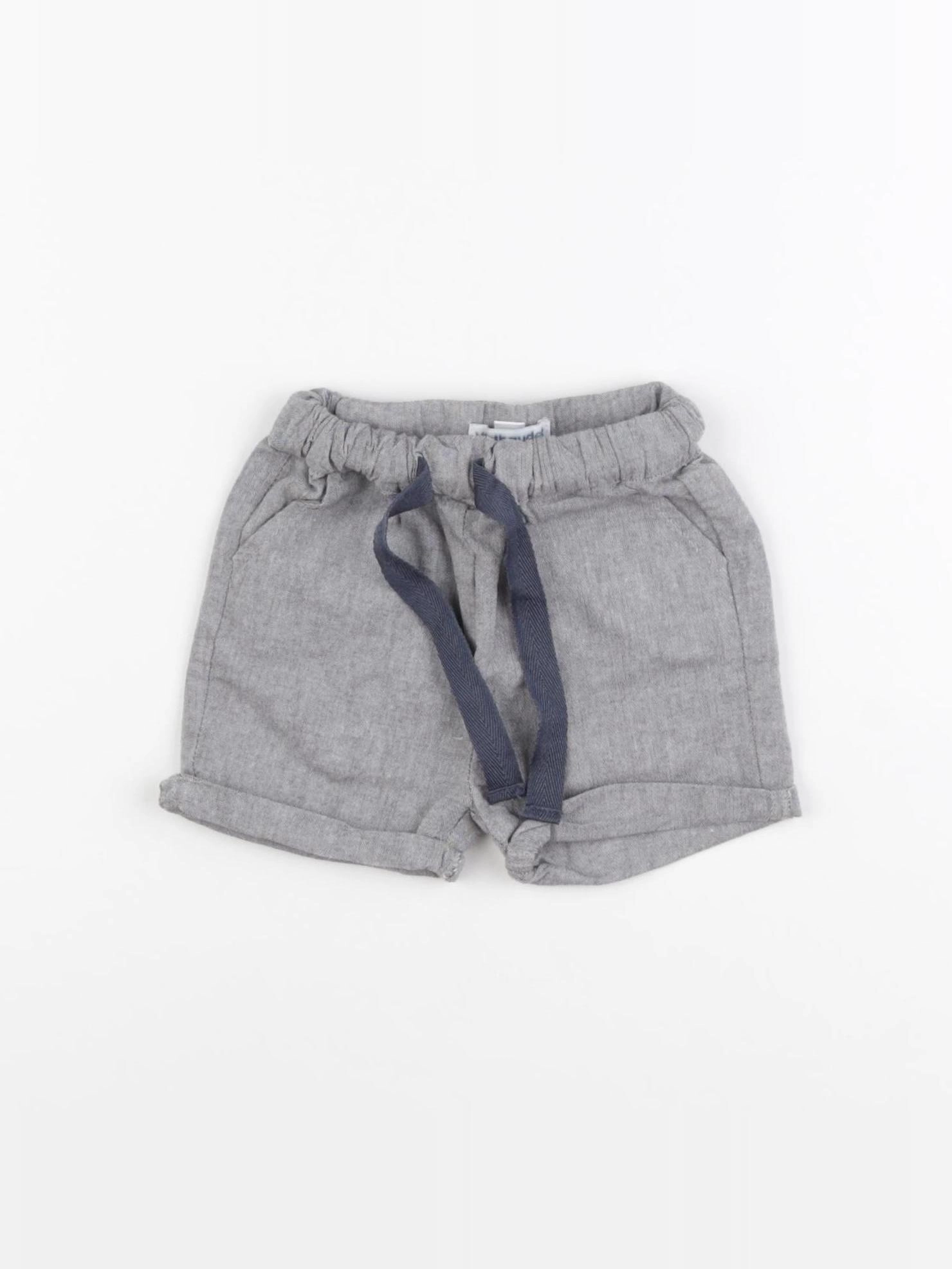 Vertbaudet - short gris - 3 mois