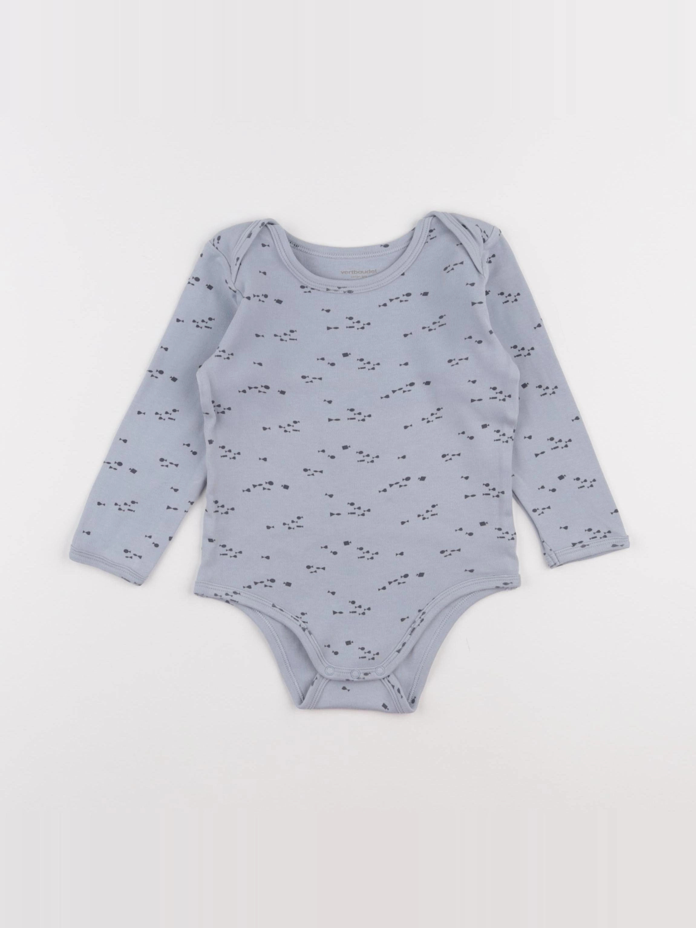 Vertbaudet - body bleu - 36 mois