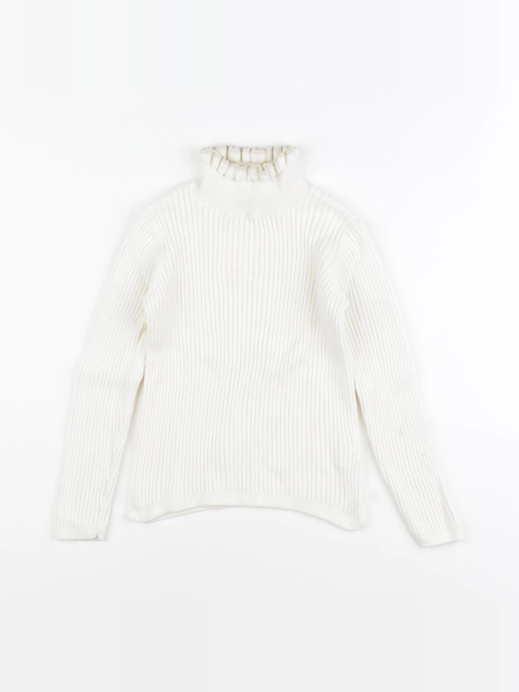 Okaidi - pull blanc - 5 ans