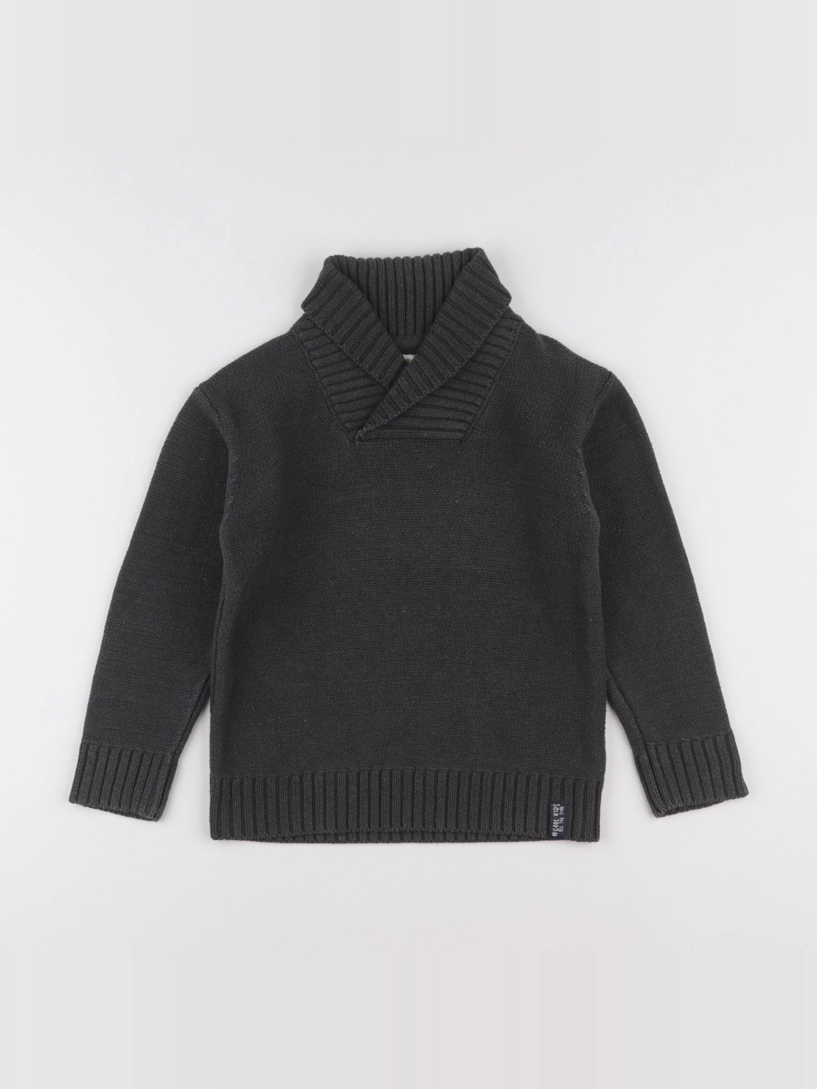 Vertbaudet - pull vert - 5 ans