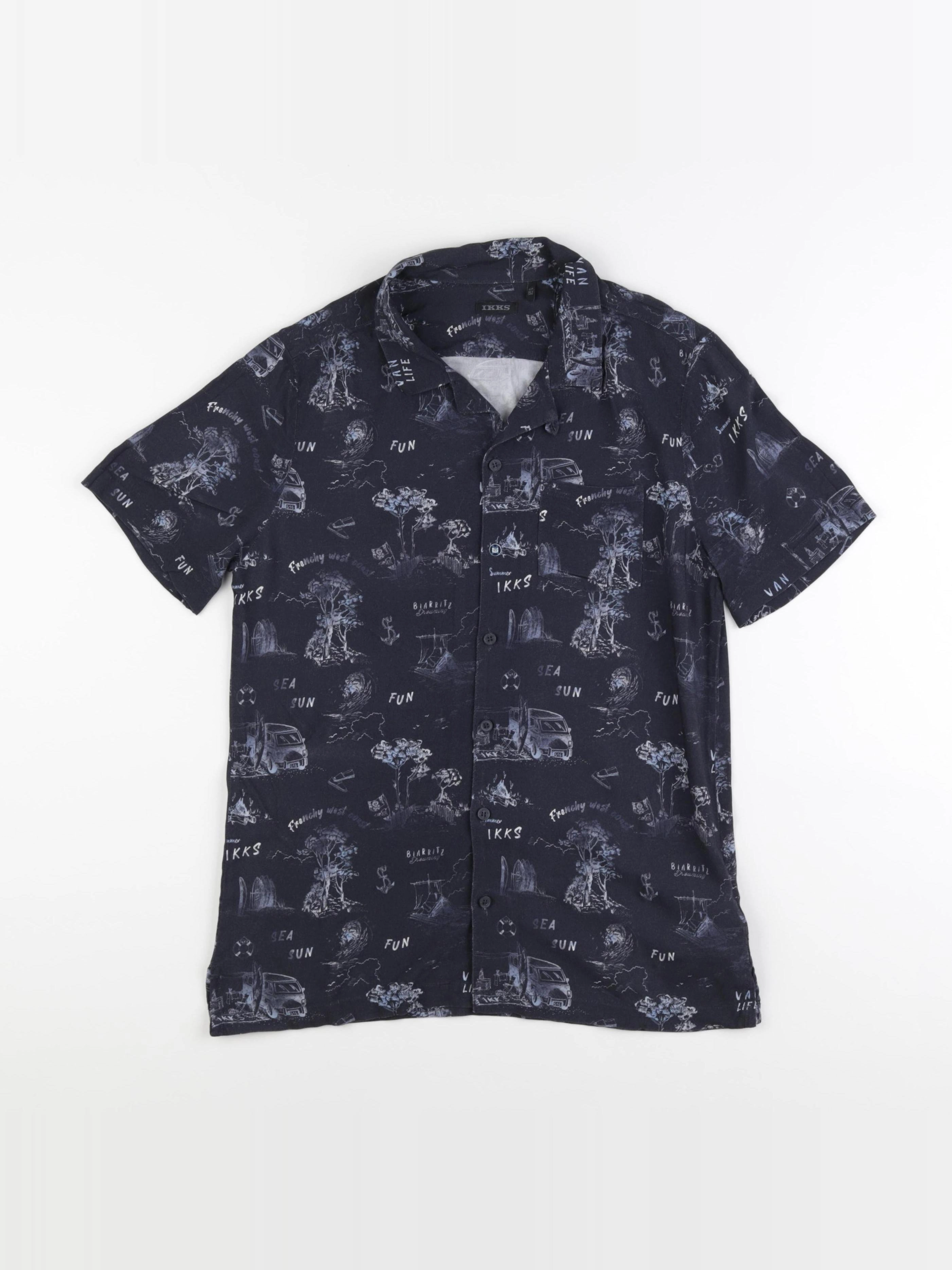 IKKS - chemise noir - 12 ans