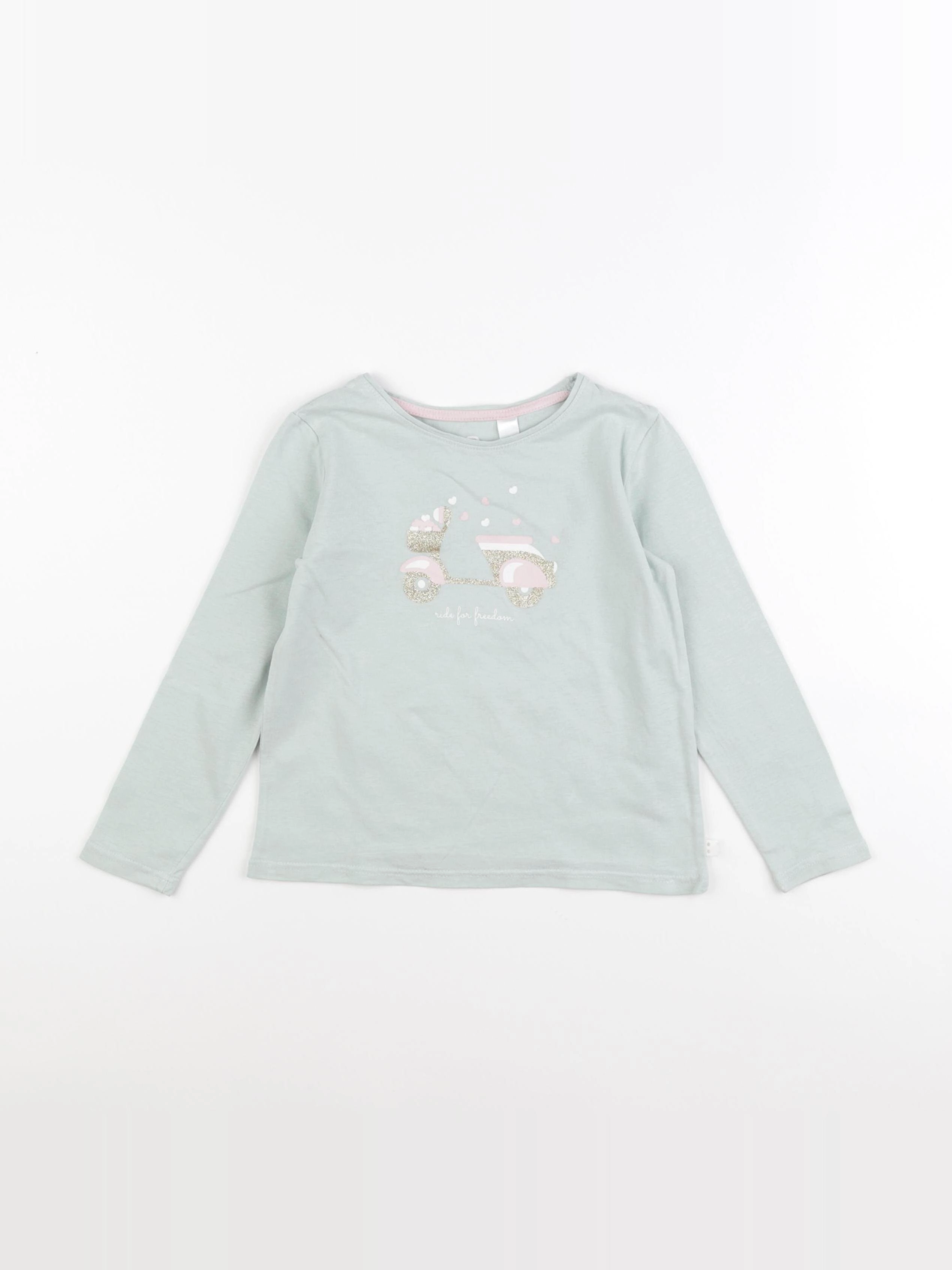Okaidi - tee-shirt vert - 4 ans