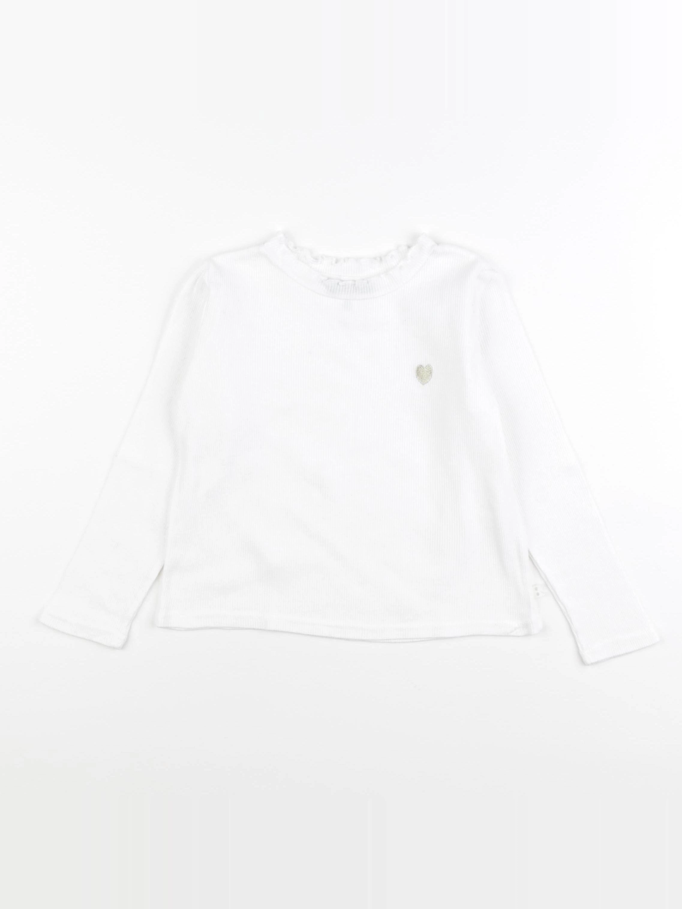 Okaidi - tee-shirt blanc - 5 ans