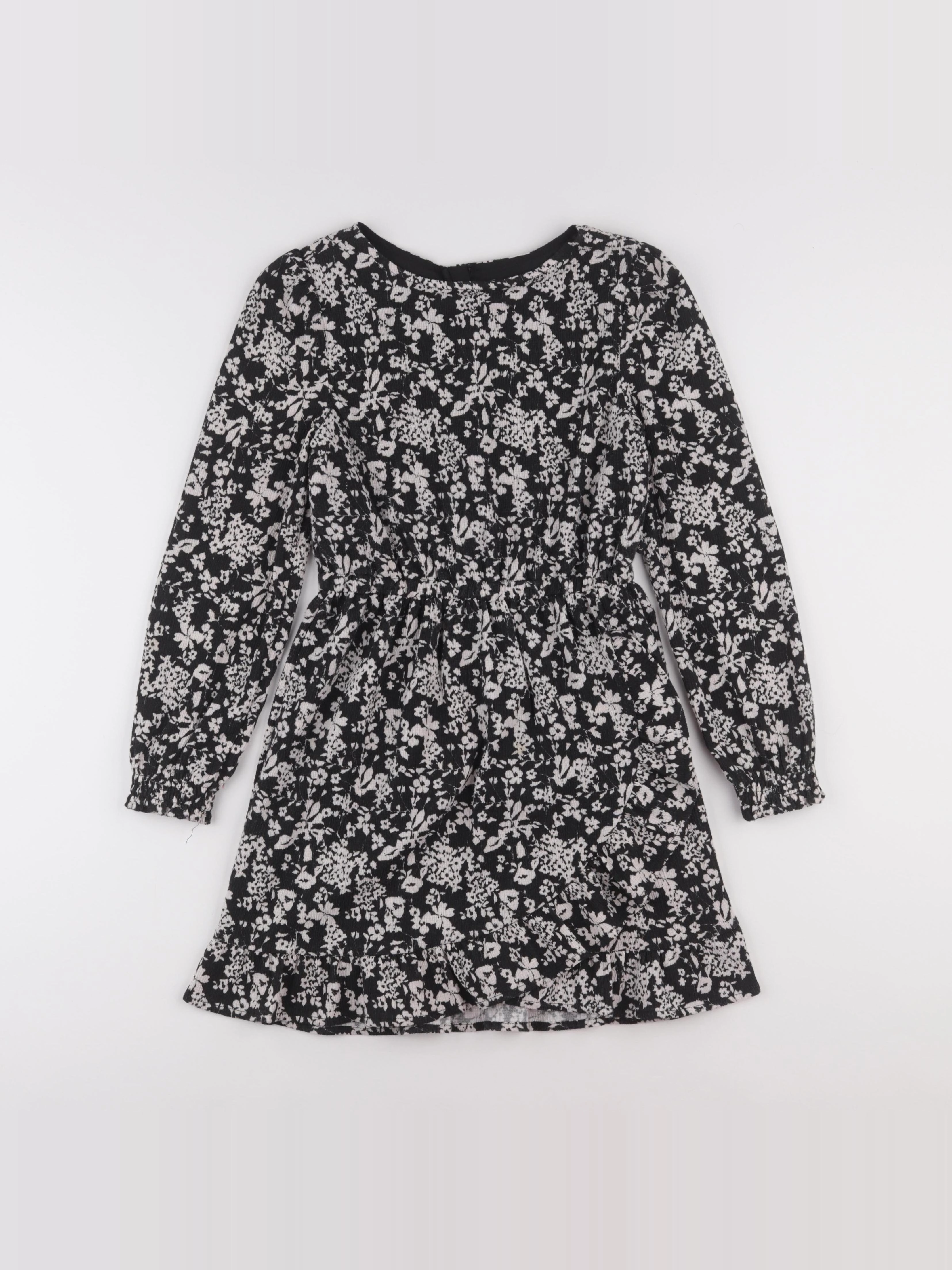 IKKS - robe noir, blanc - 10 ans