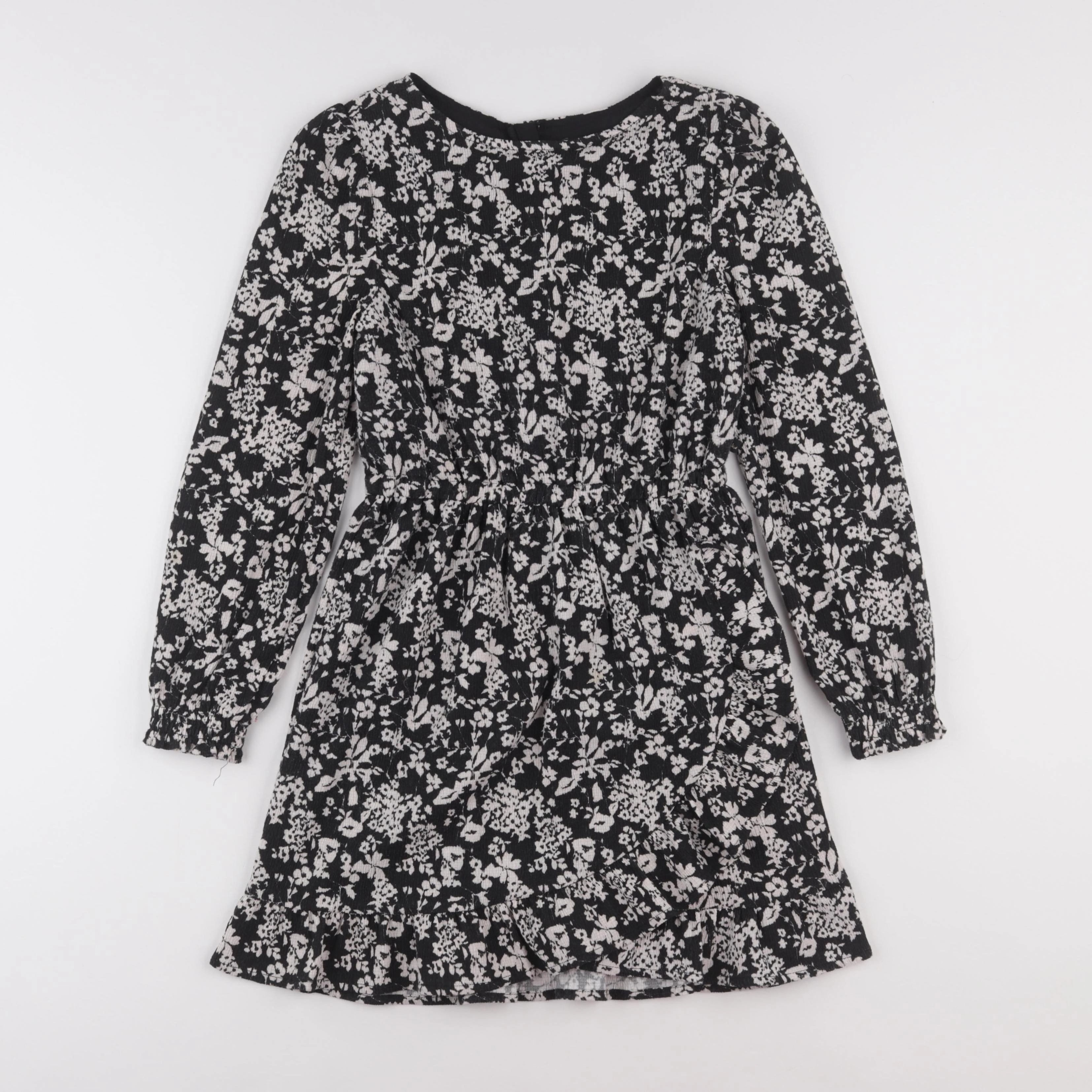 IKKS - robe noir, blanc - 10 ans