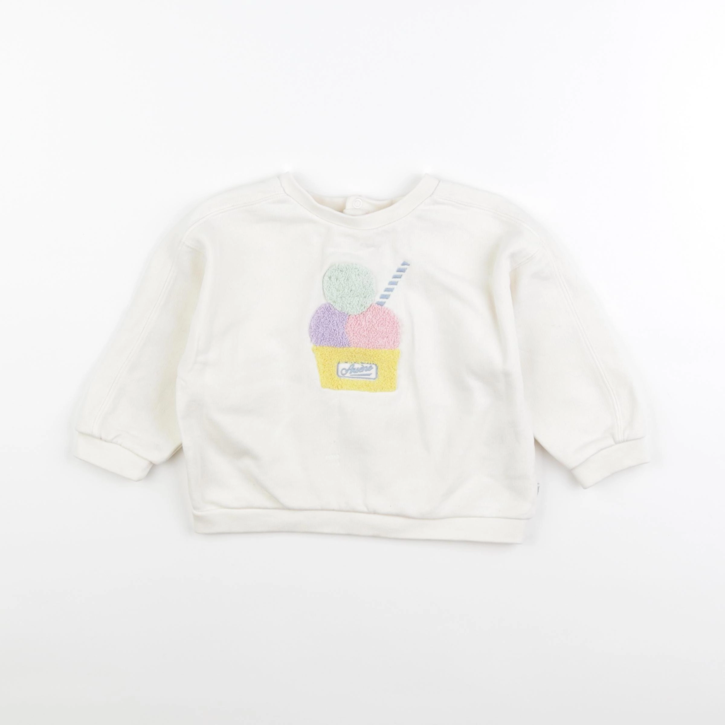 Arsène et les pipelettes - sweat beige - 24 mois