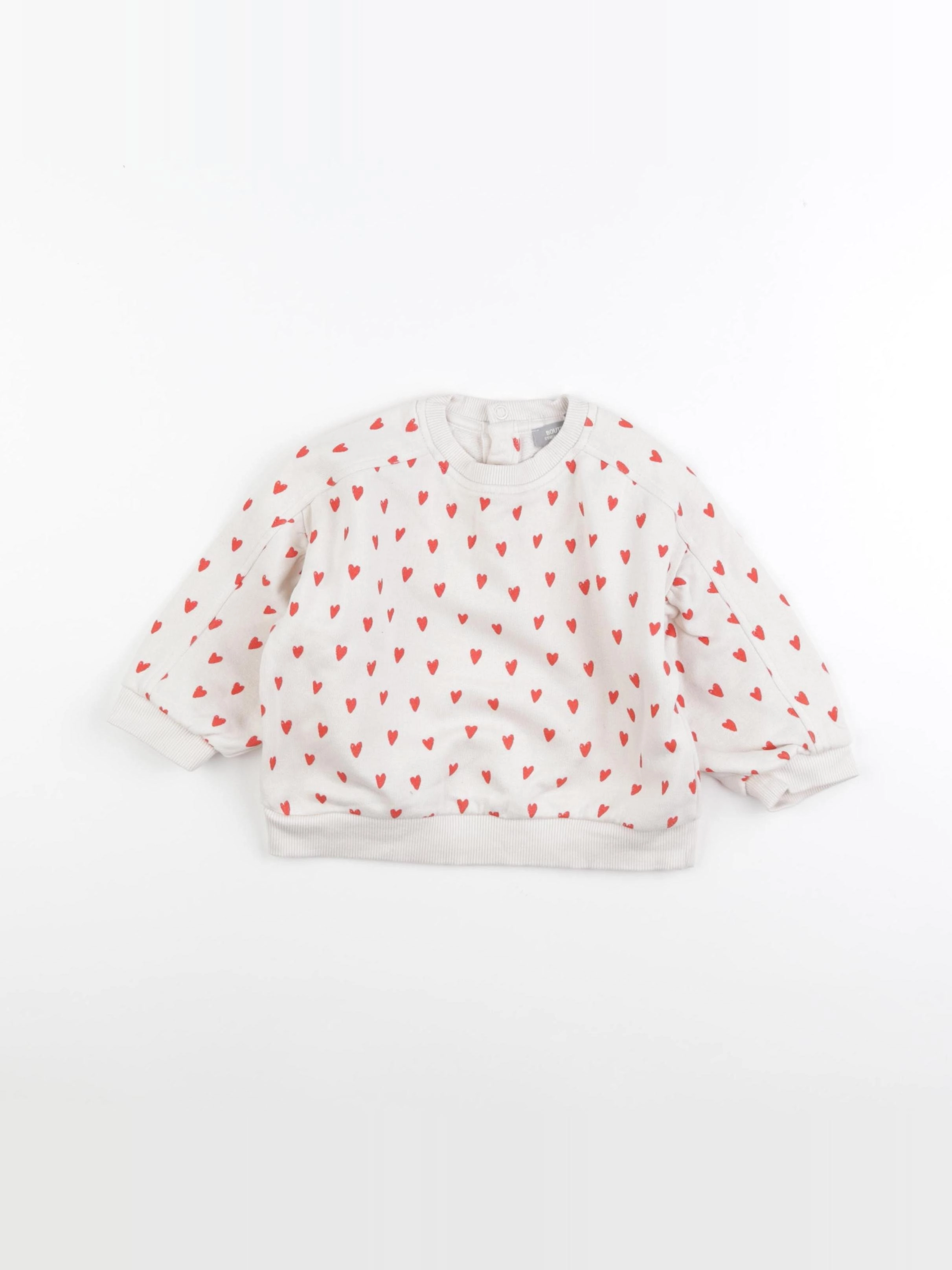 Boutchou - sweat rouge - 24 mois