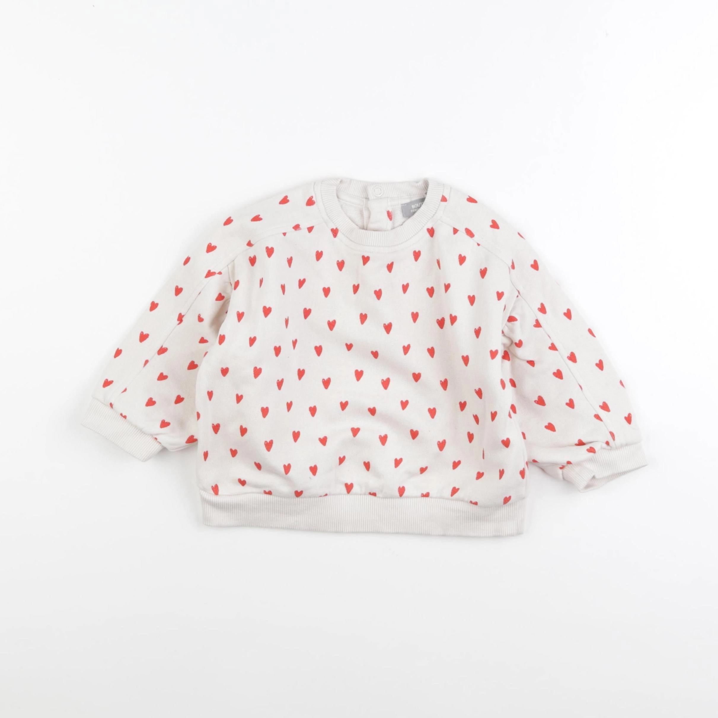 Boutchou - sweat rouge - 24 mois