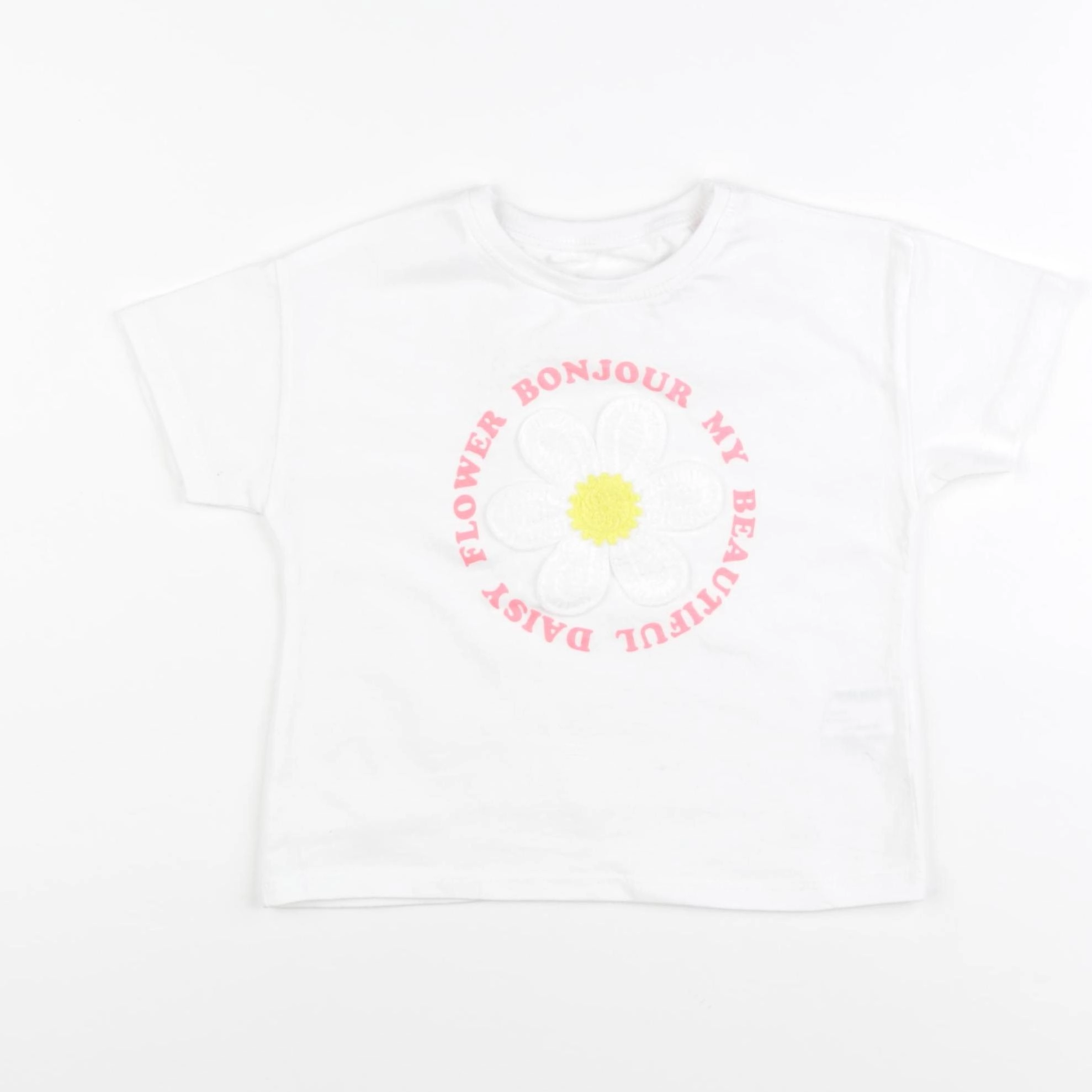 Zara - tee-shirt blanc - 2 ans