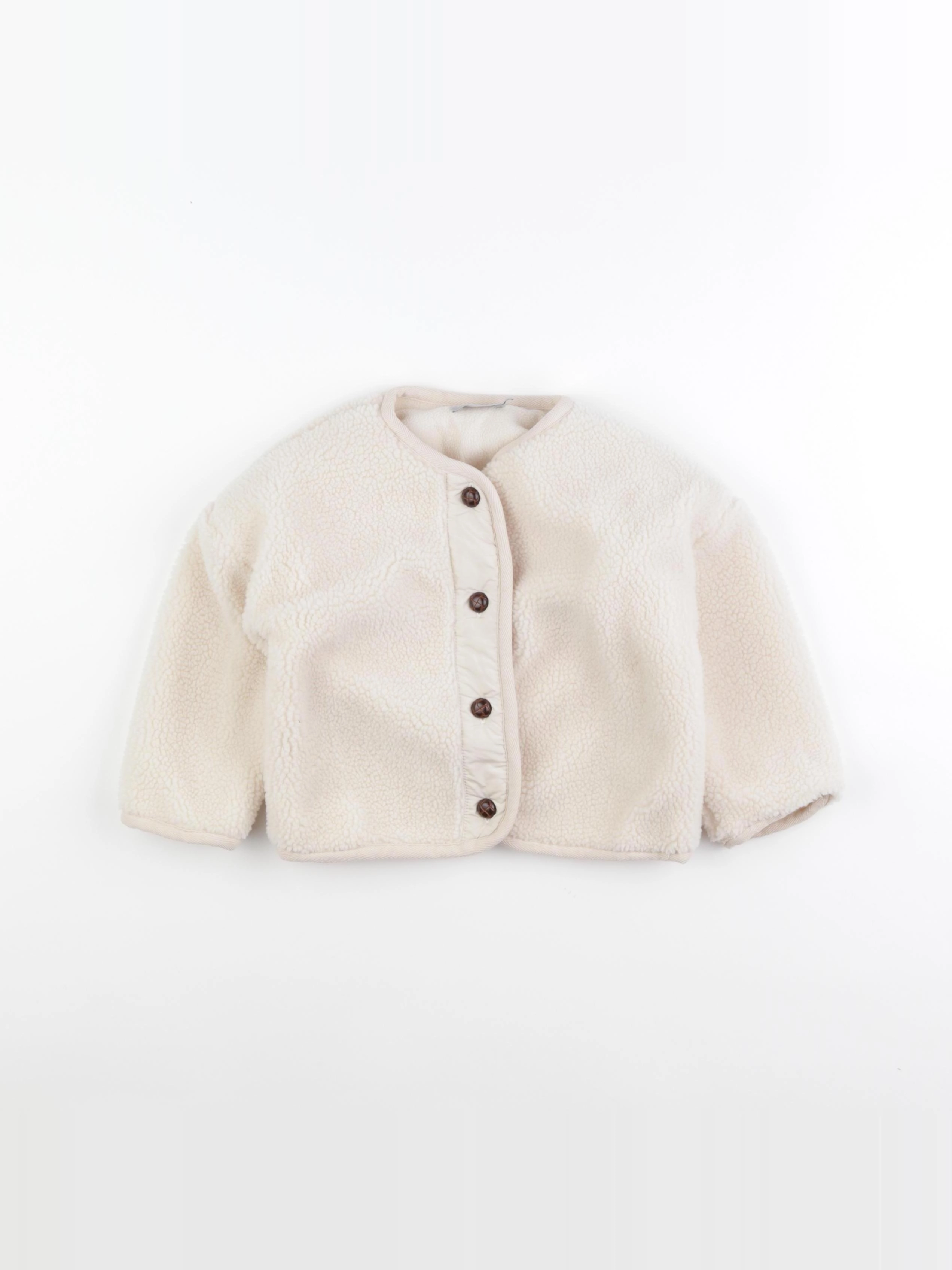 Boutchou - veste doublé beige - 24 mois