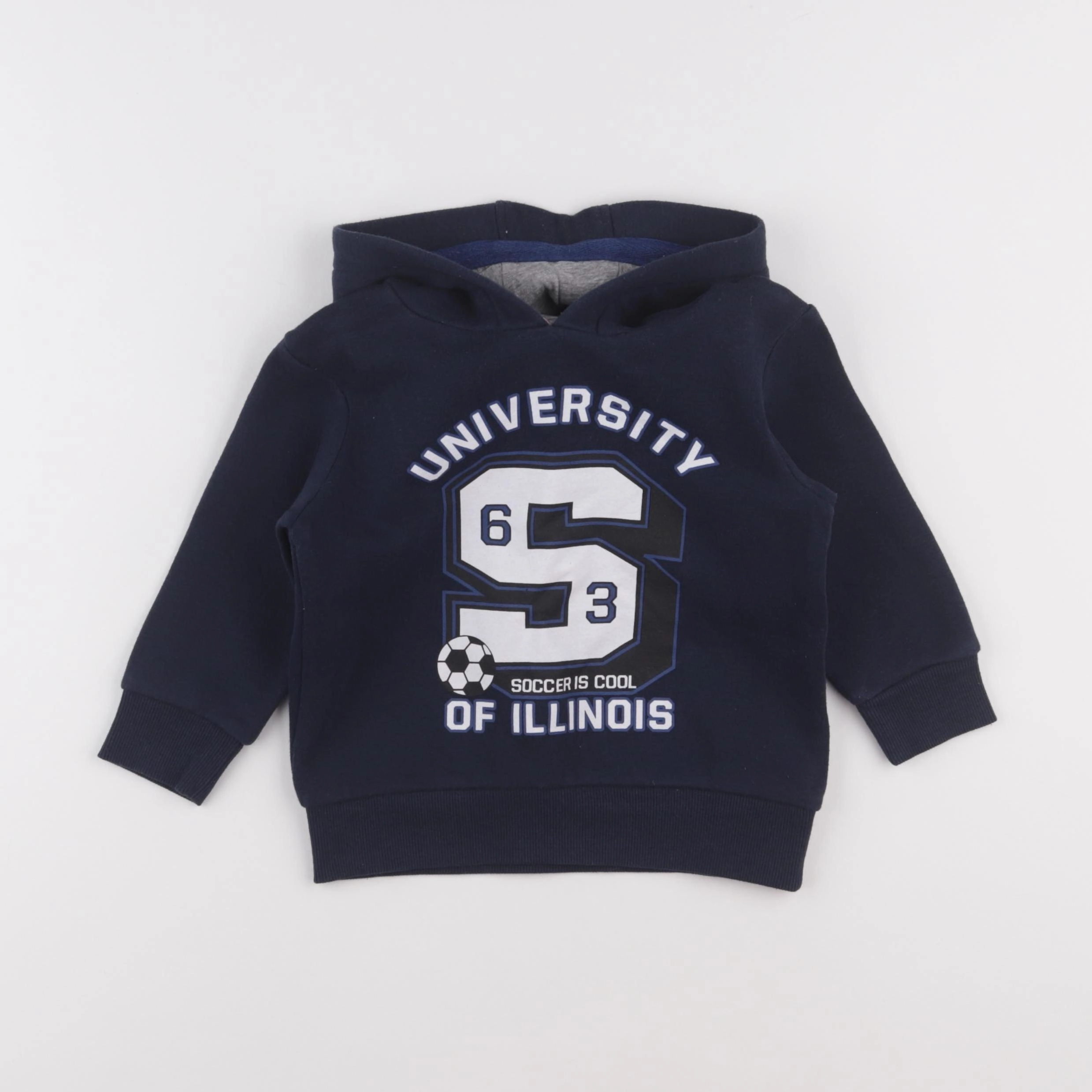 Vertbaudet - sweat bleu - 3 ans
