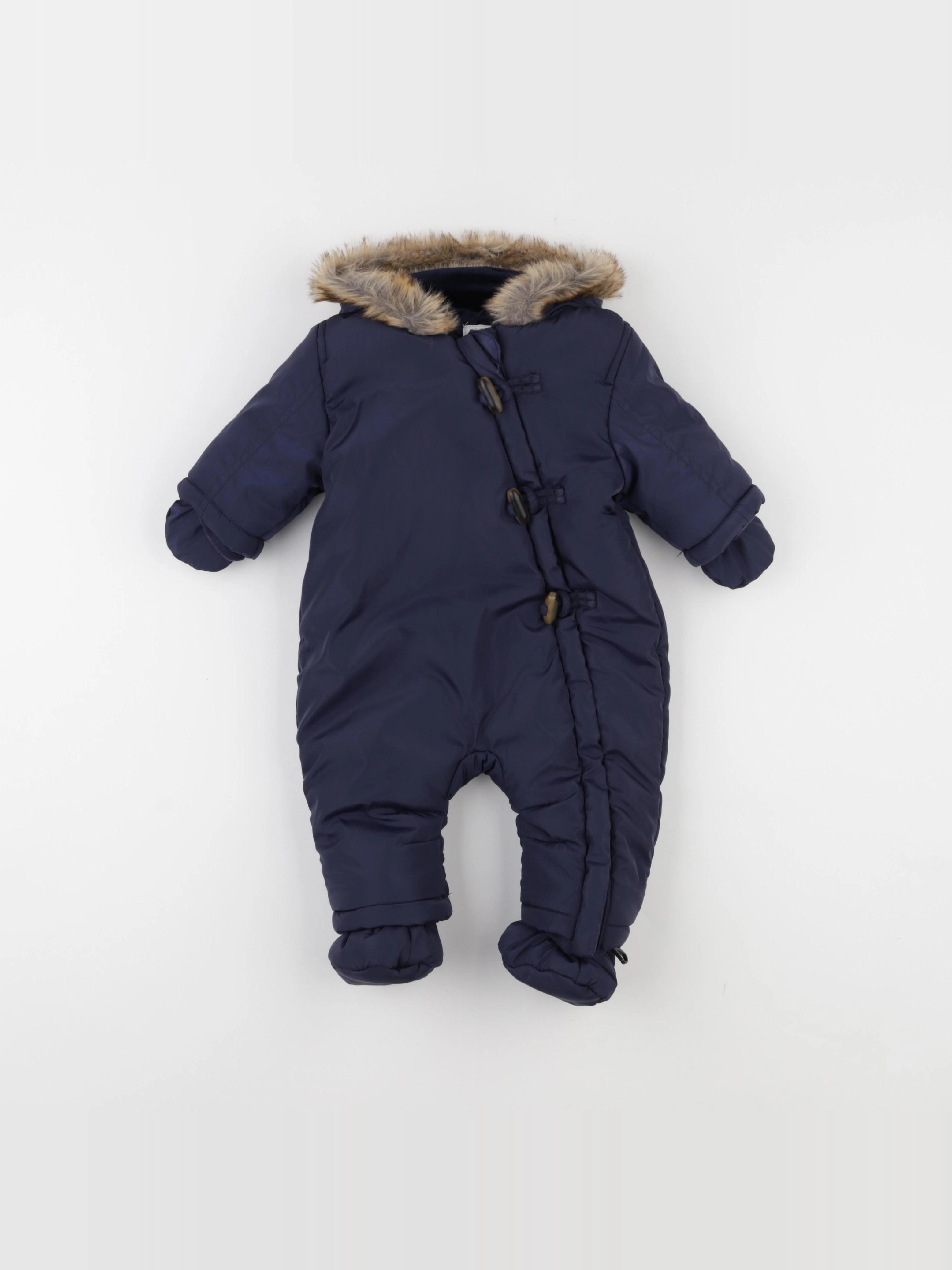 Vertbaudet - combi-pilote bleu - 3 mois