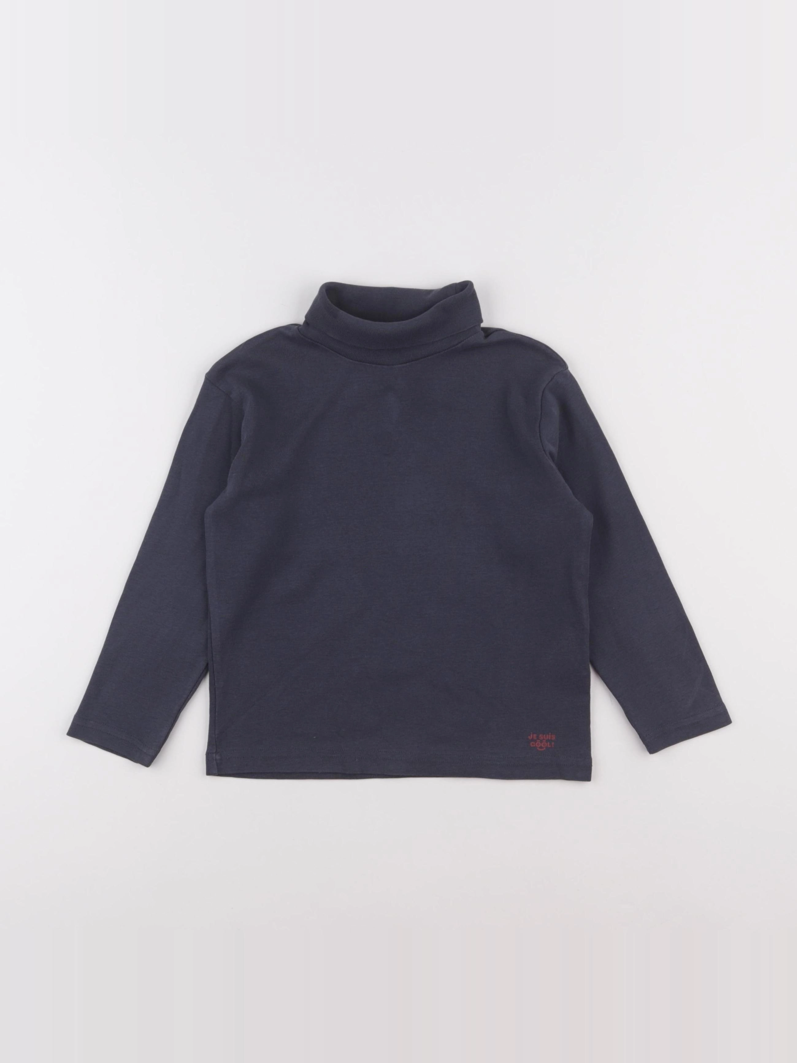 Vertbaudet - sous-pull bleu - 4 ans
