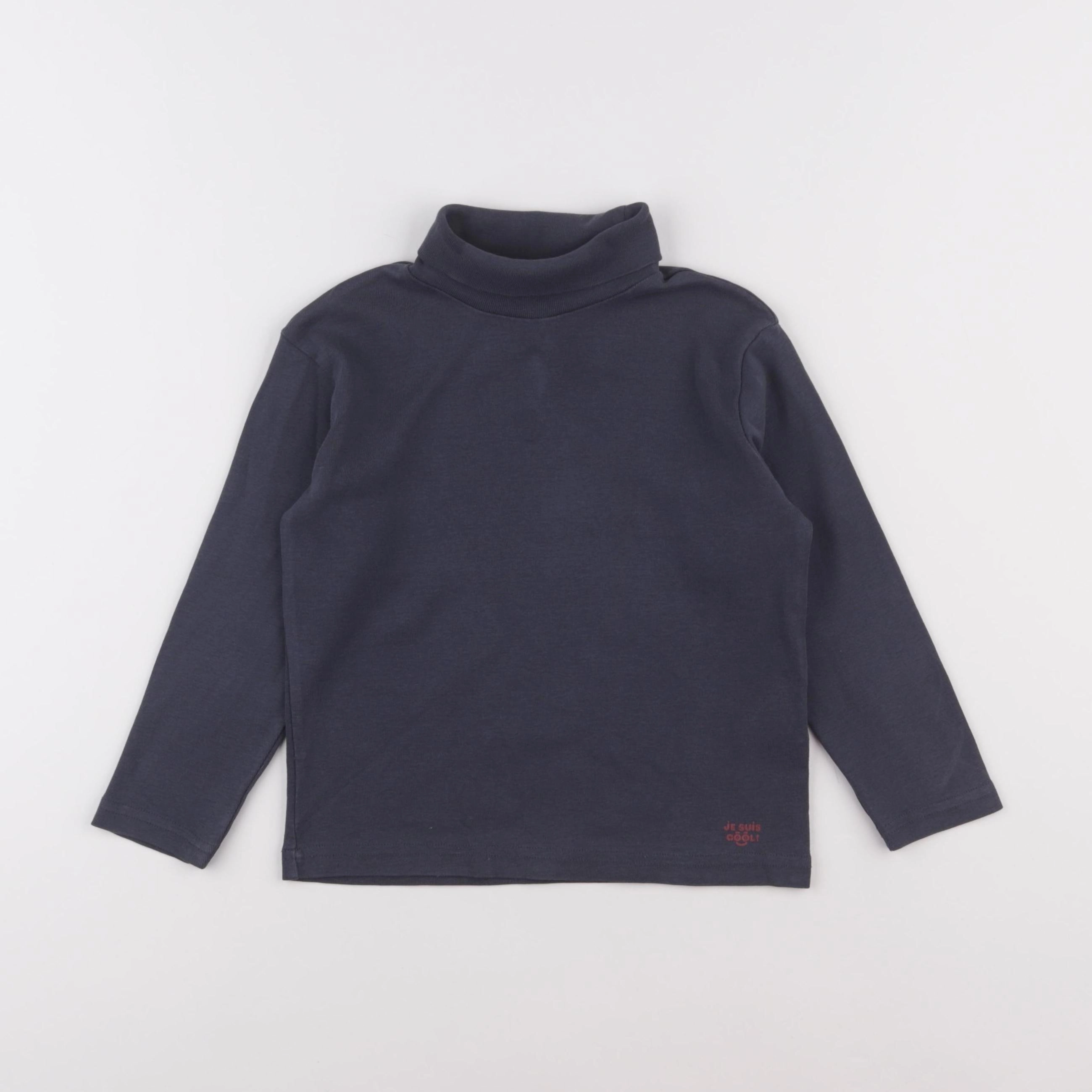 Vertbaudet - sous-pull bleu - 4 ans