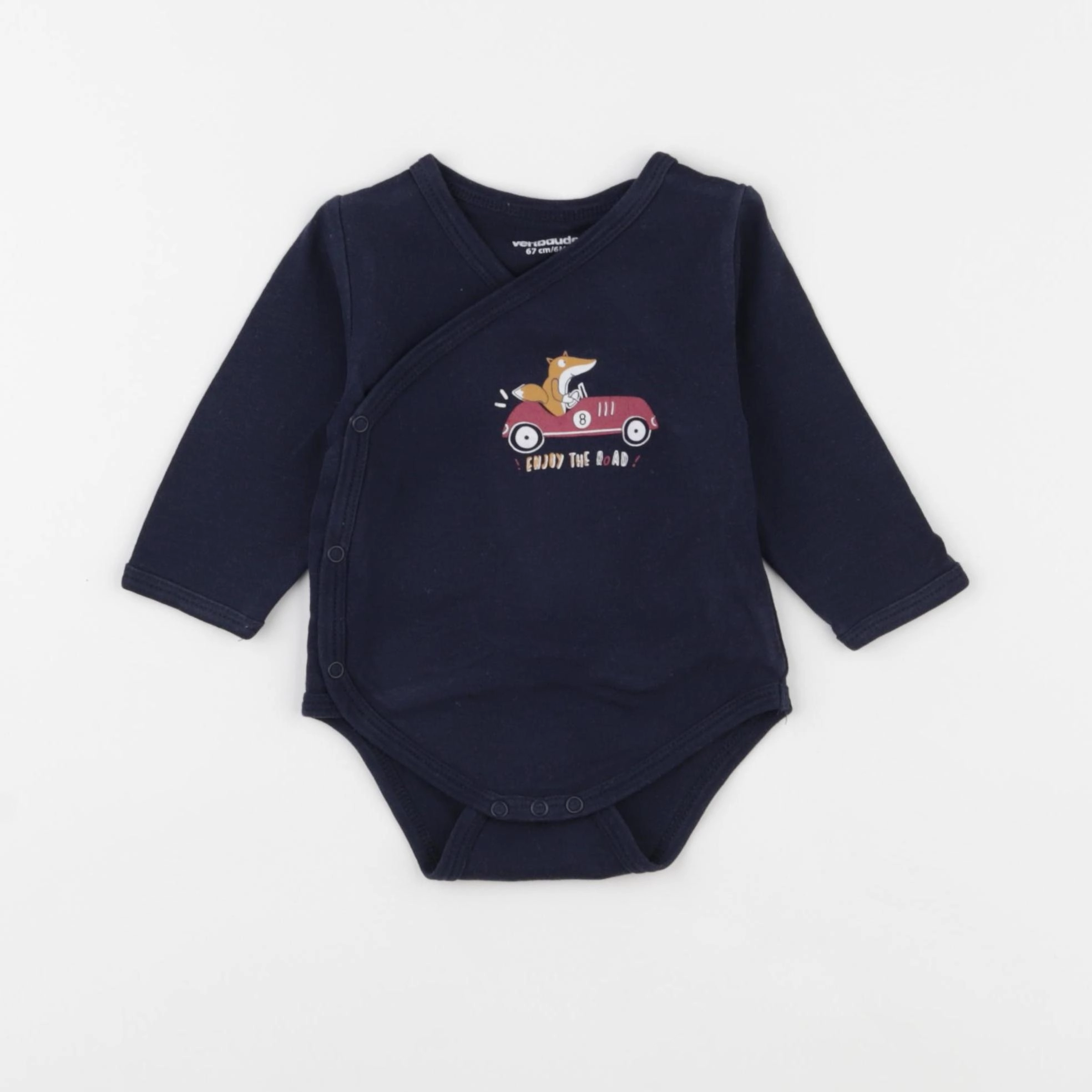 Vertbaudet - body bleu - 6 mois
