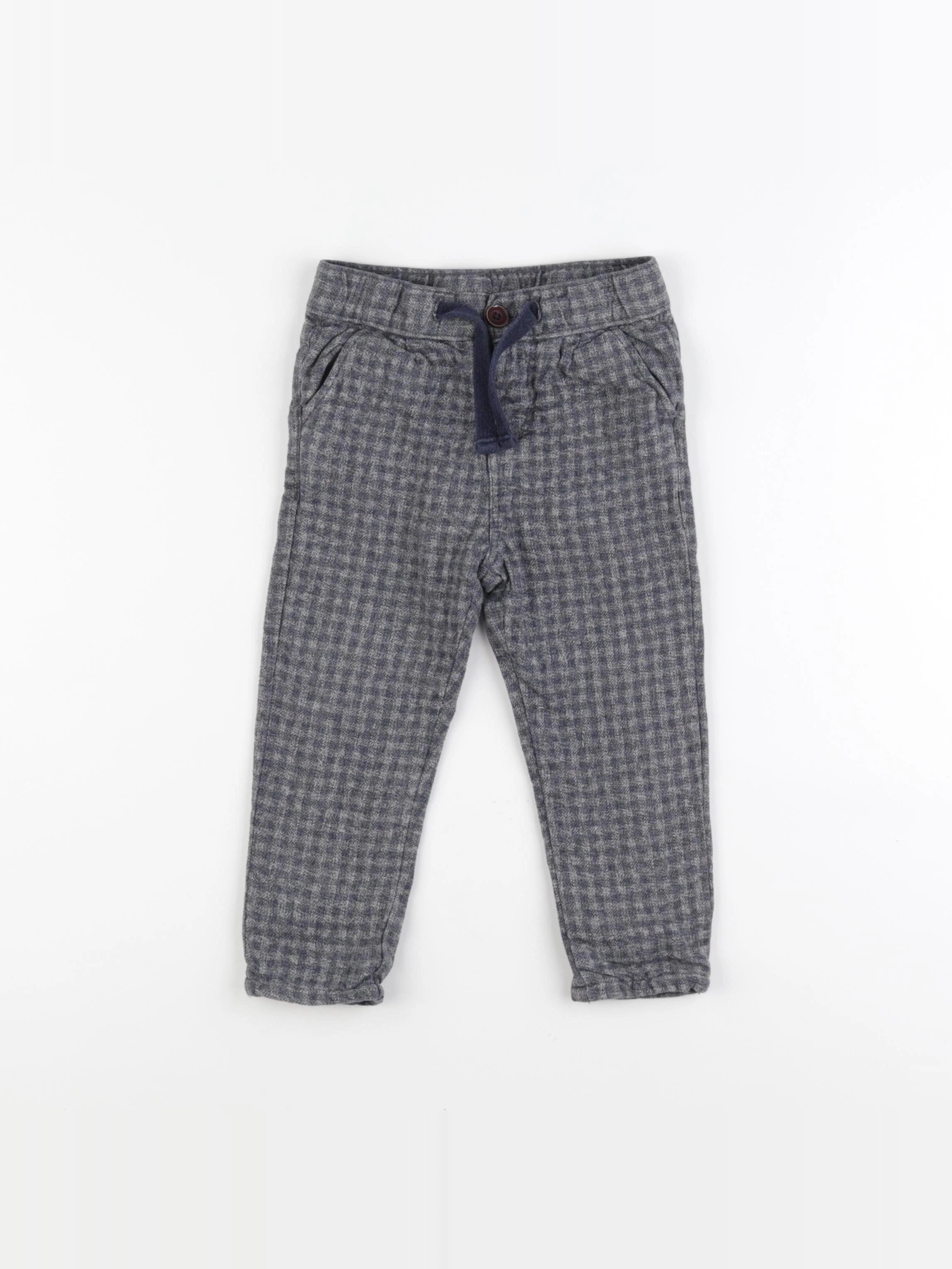 Tape à l'oeil - pantalon bleu, gris - 24 mois