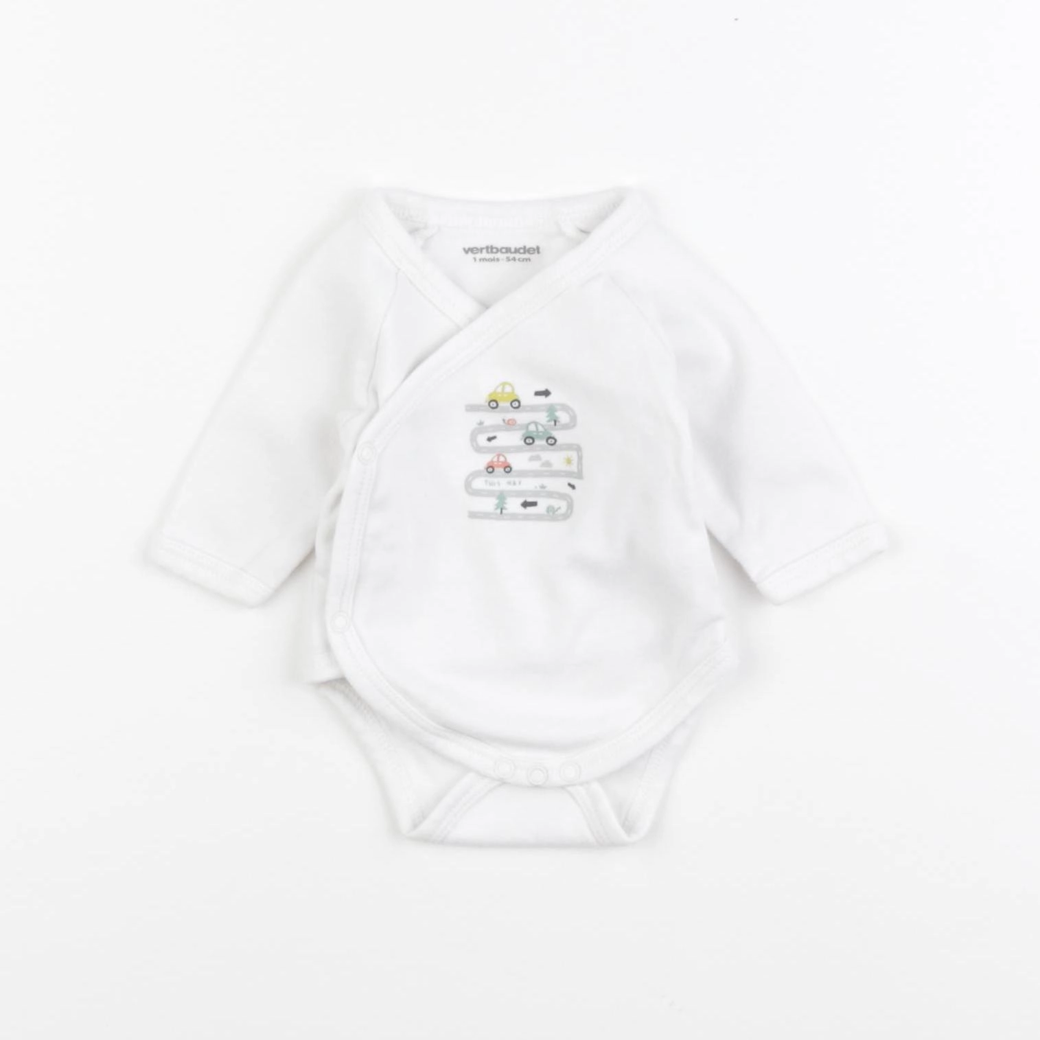 Vertbaudet - body blanc - 1 mois