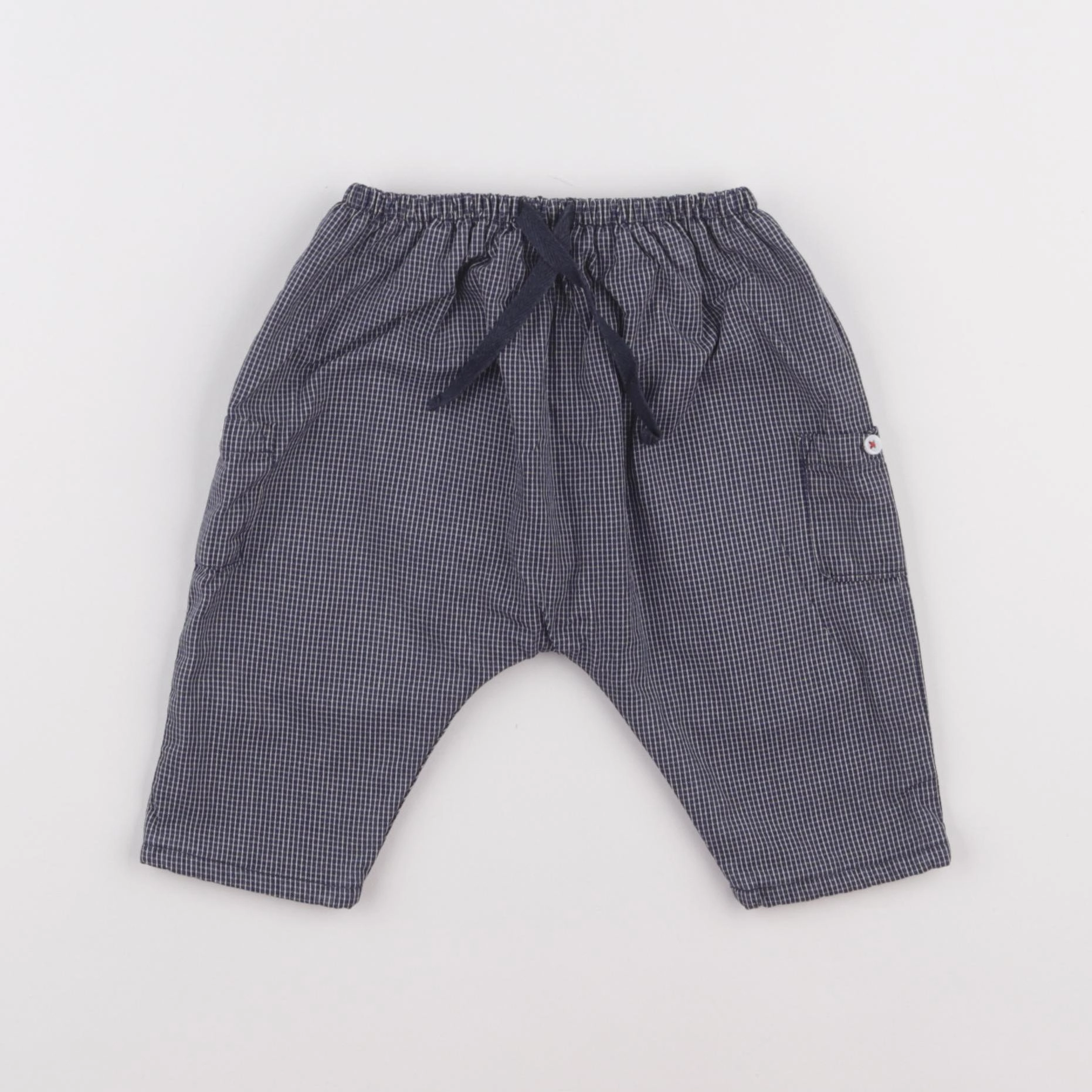 Boutchou - pantalon bleu - 3 mois