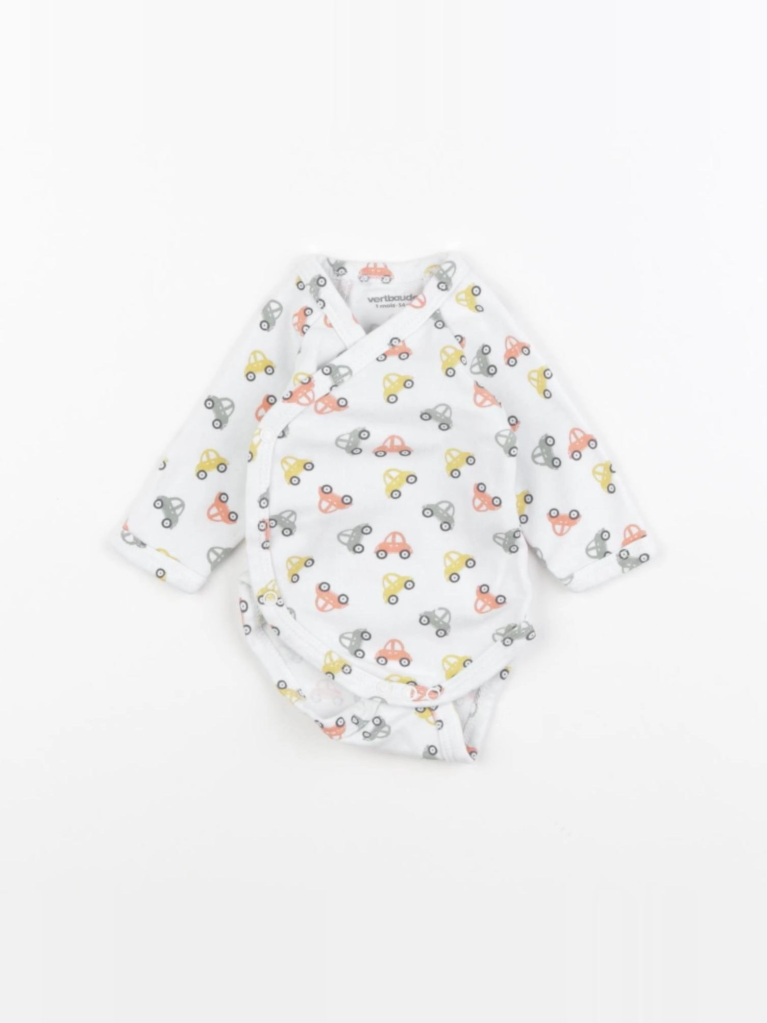 Vertbaudet - body multicolore - 1 mois