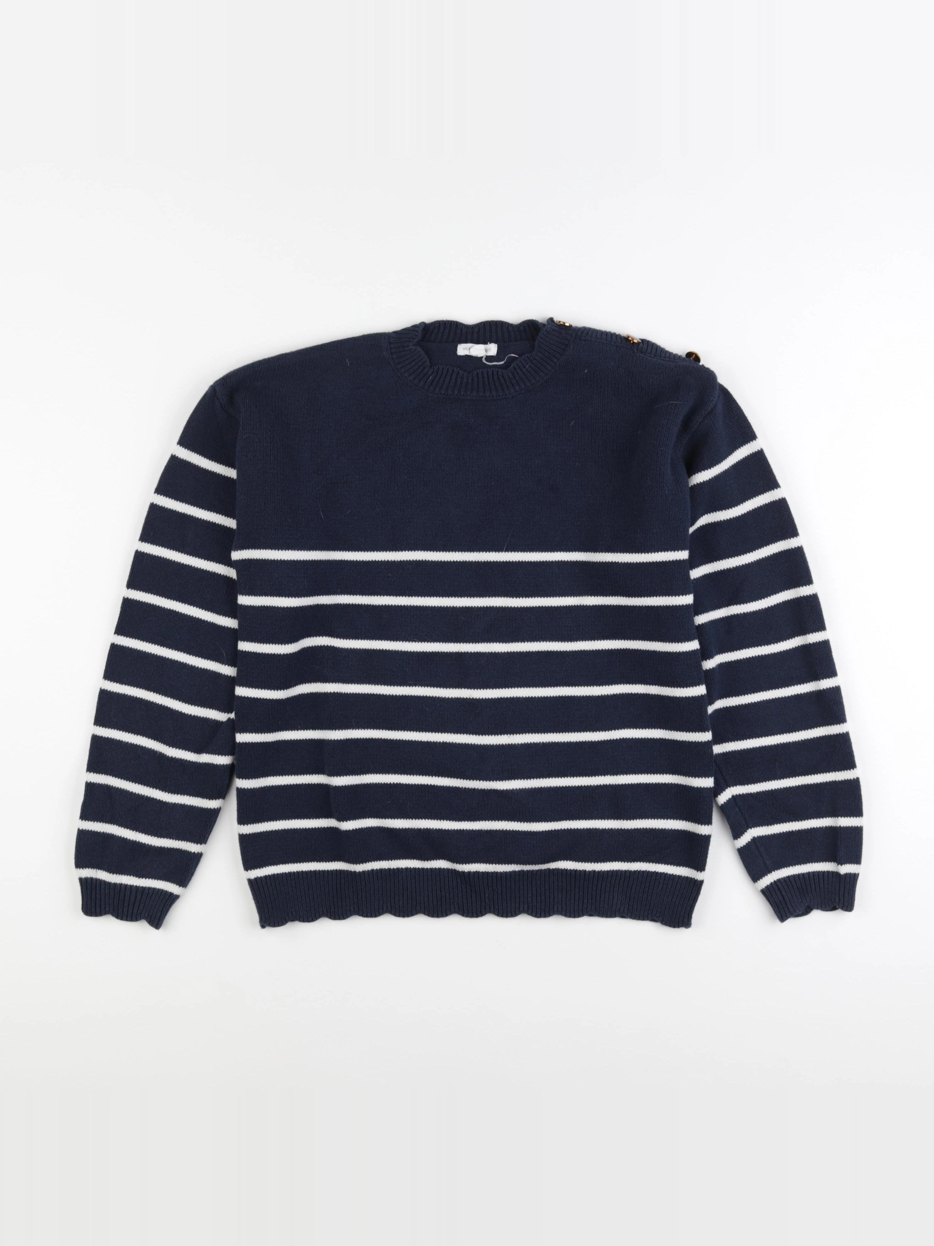 Vertbaudet - pull bleu - 14 ans