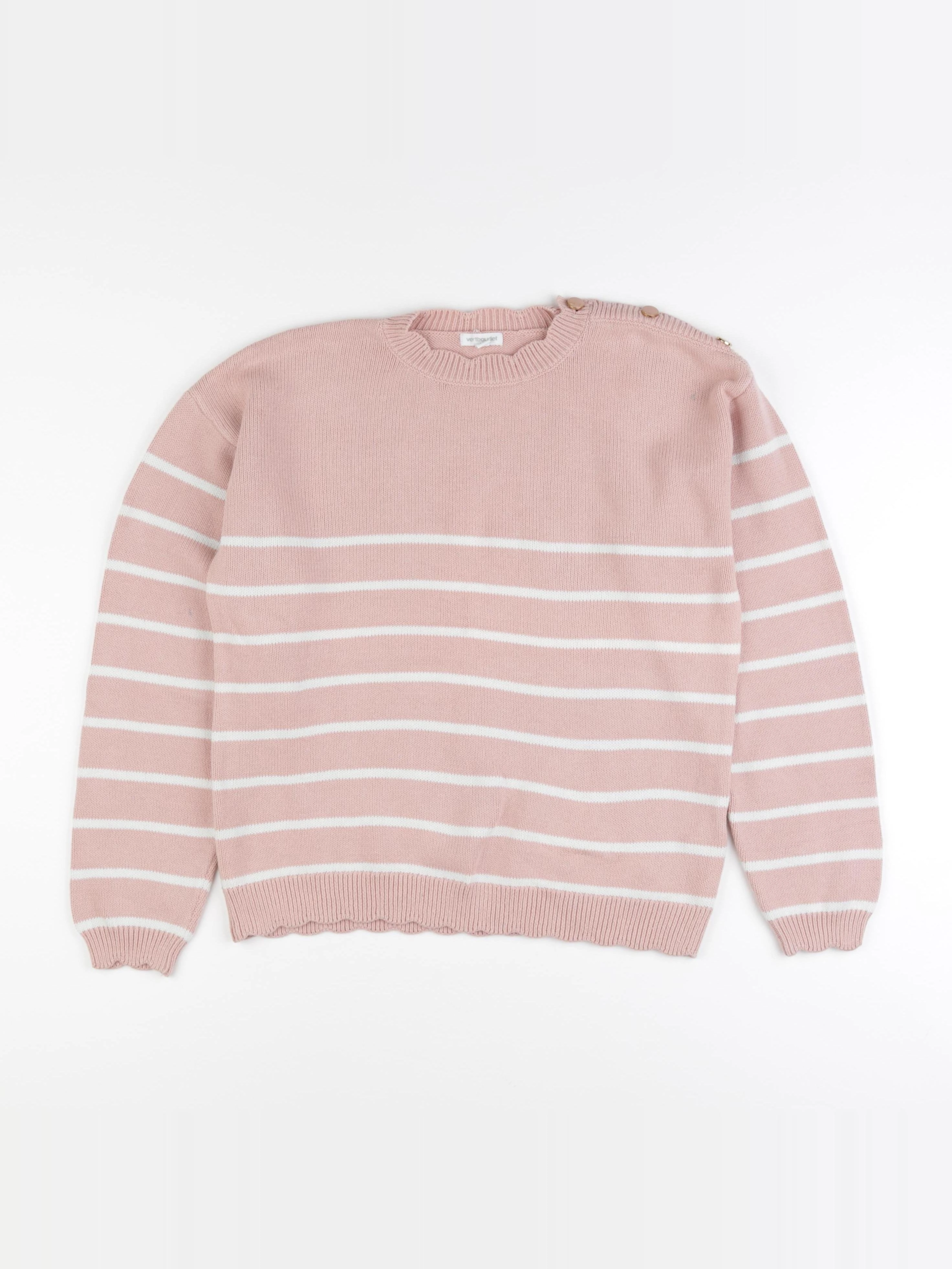 Vertbaudet - pull rose - 14 ans