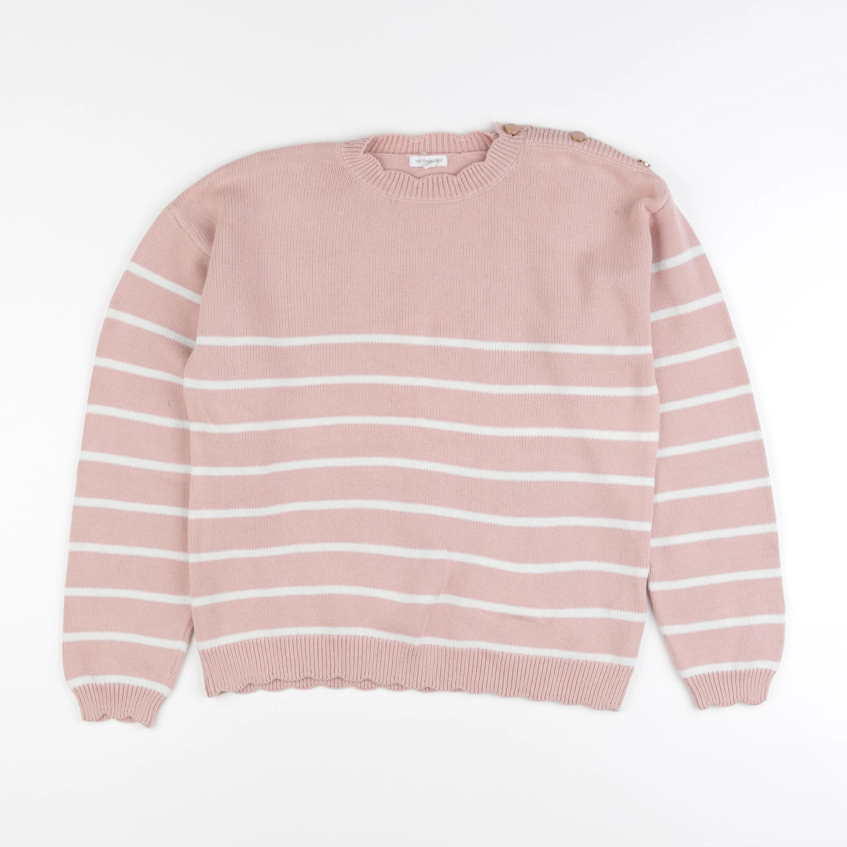 Vertbaudet - pull rose - 14 ans