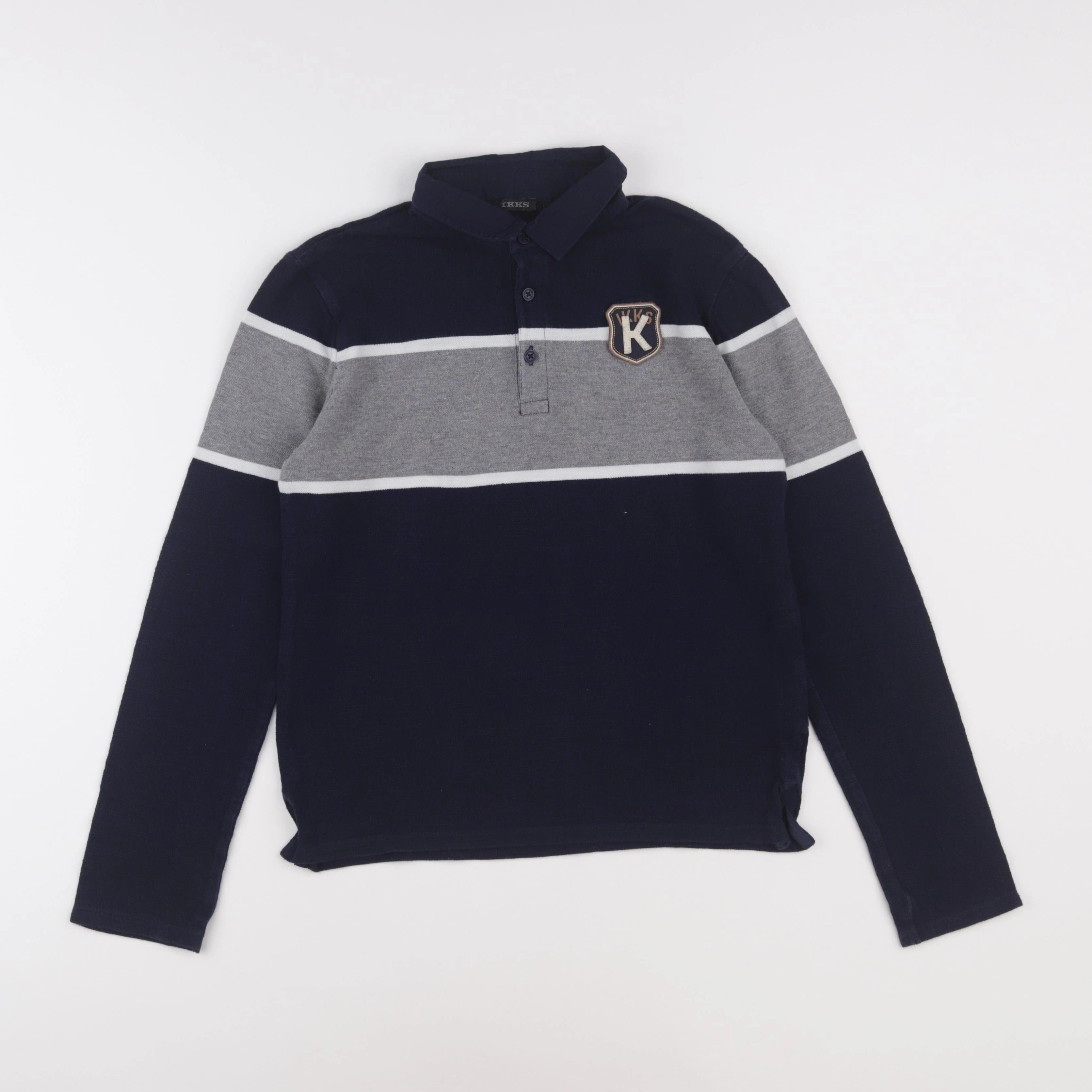 IKKS - polo bleu - 12 ans