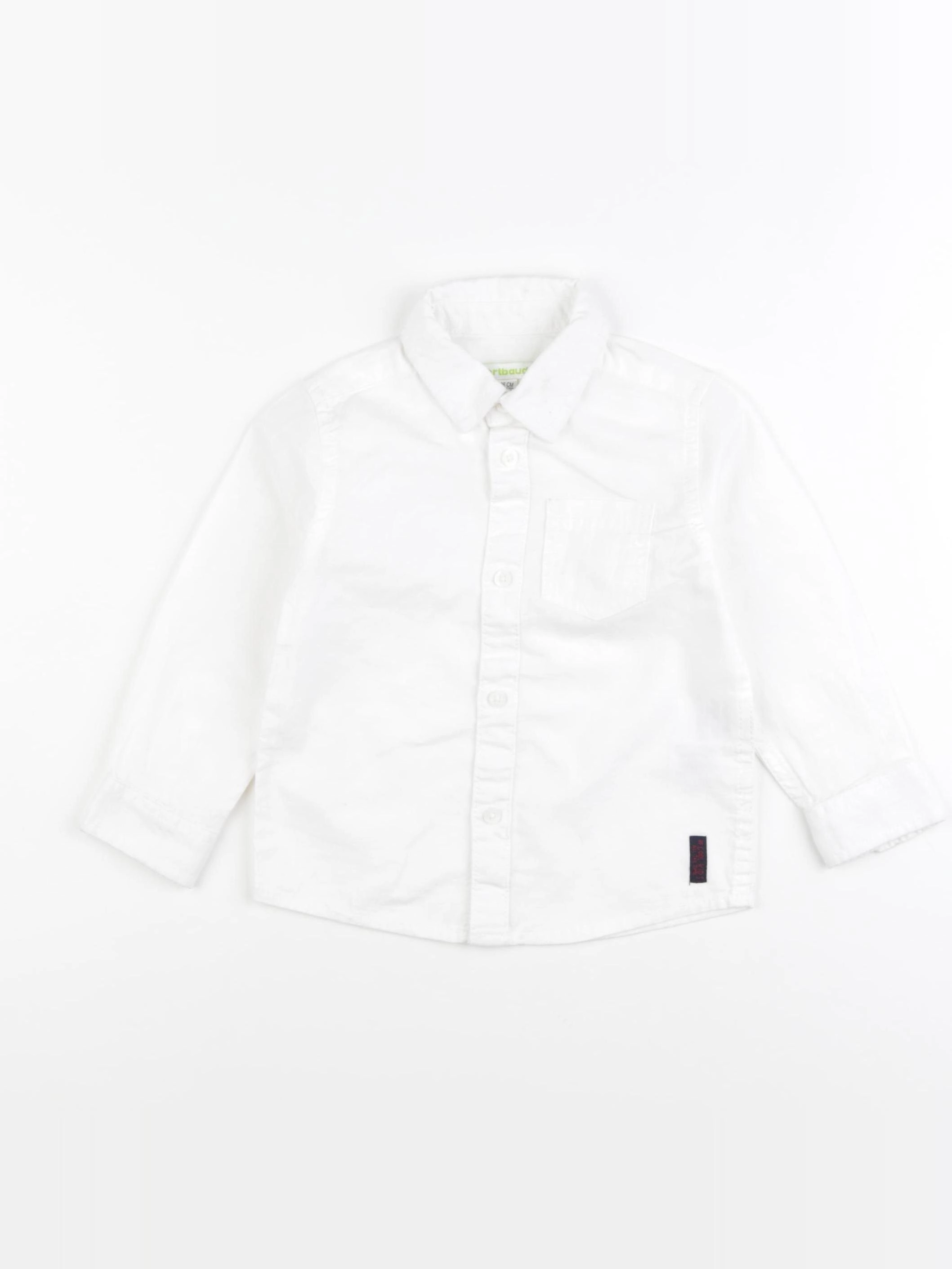 Vertbaudet - chemise blanc - 2 ans