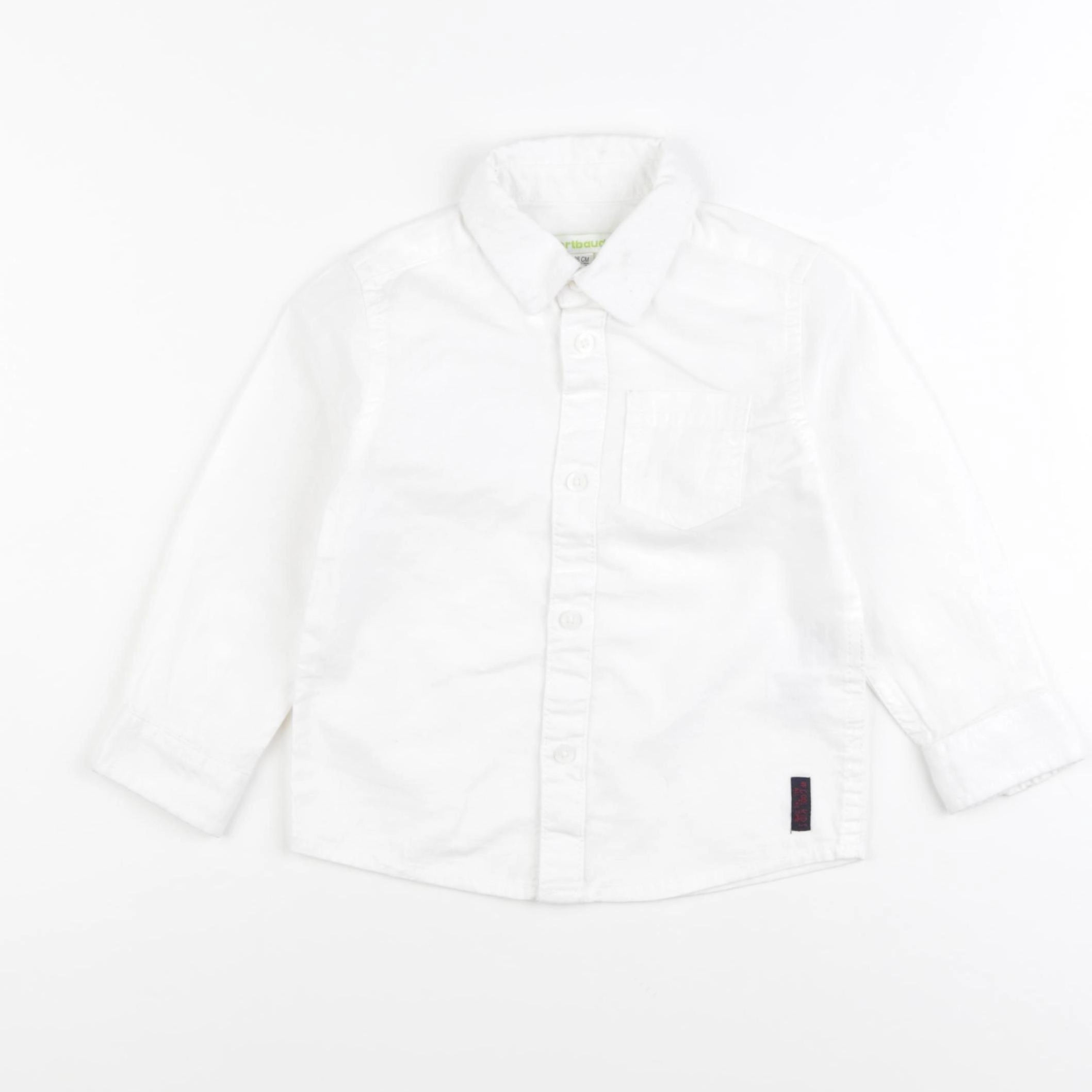 Vertbaudet - chemise blanc - 2 ans
