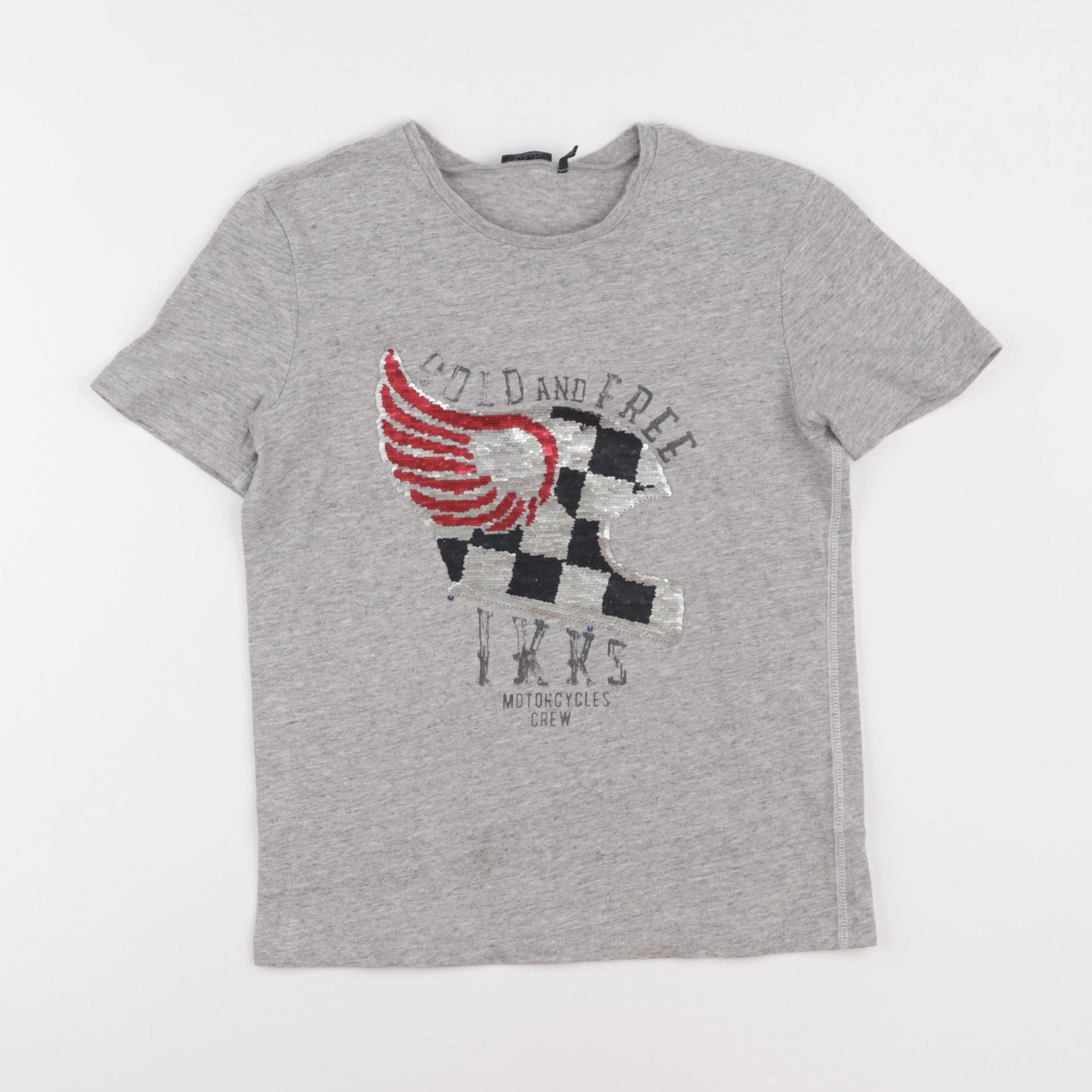 IKKS - tee-shirt gris - 12 ans