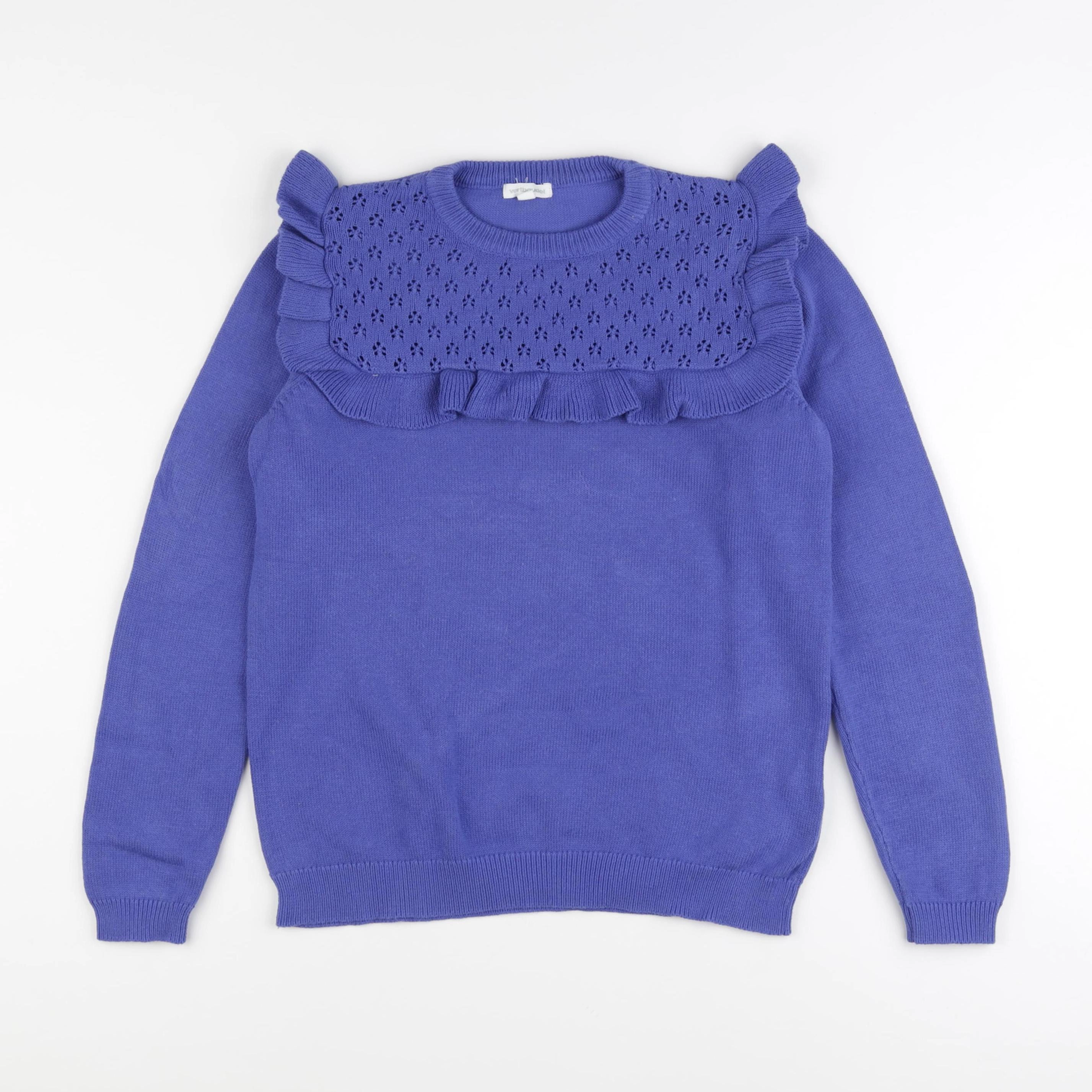 Vertbaudet - pull bleu - 14 ans