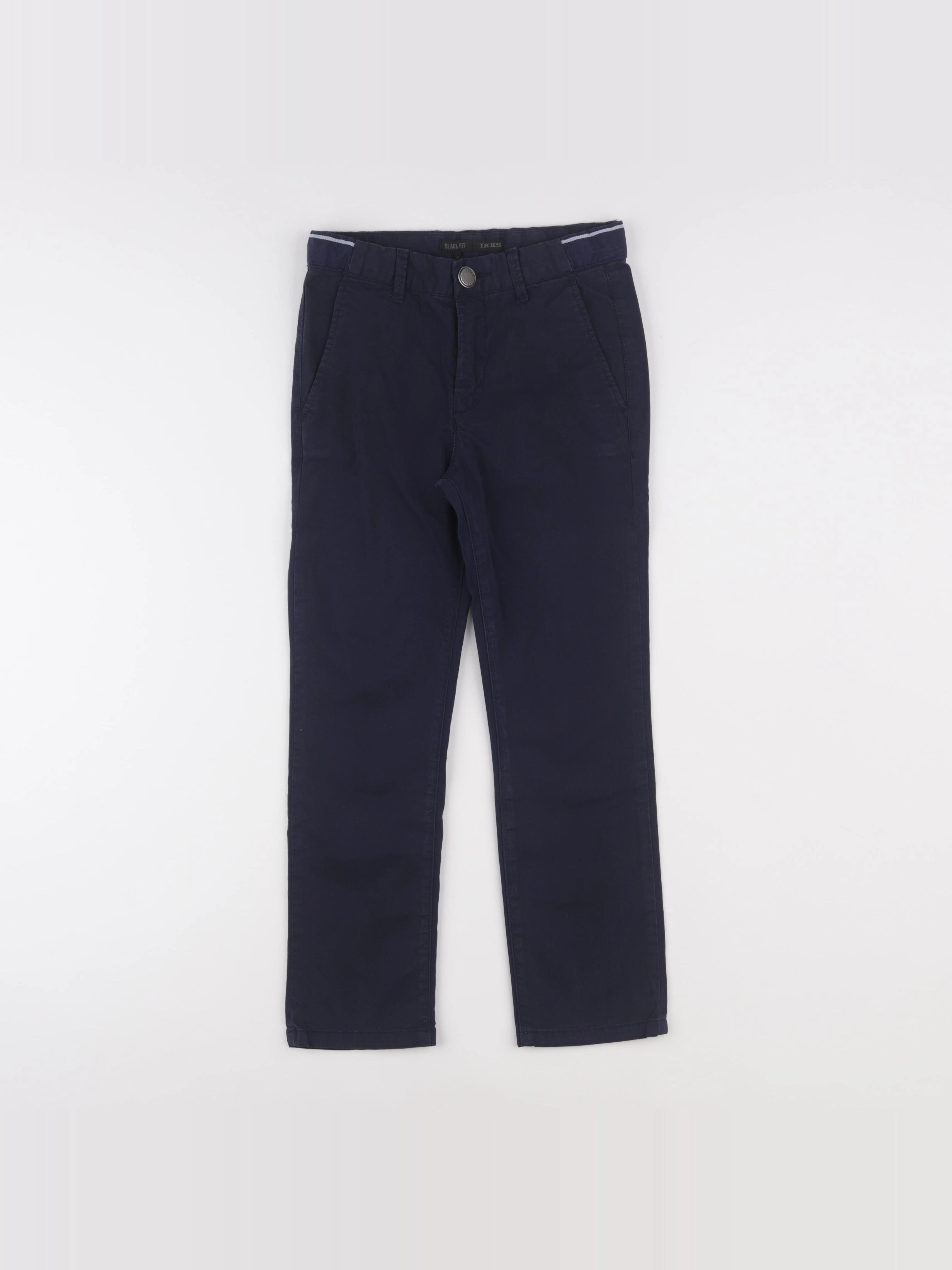 IKKS - pantalon bleu - 8 ans