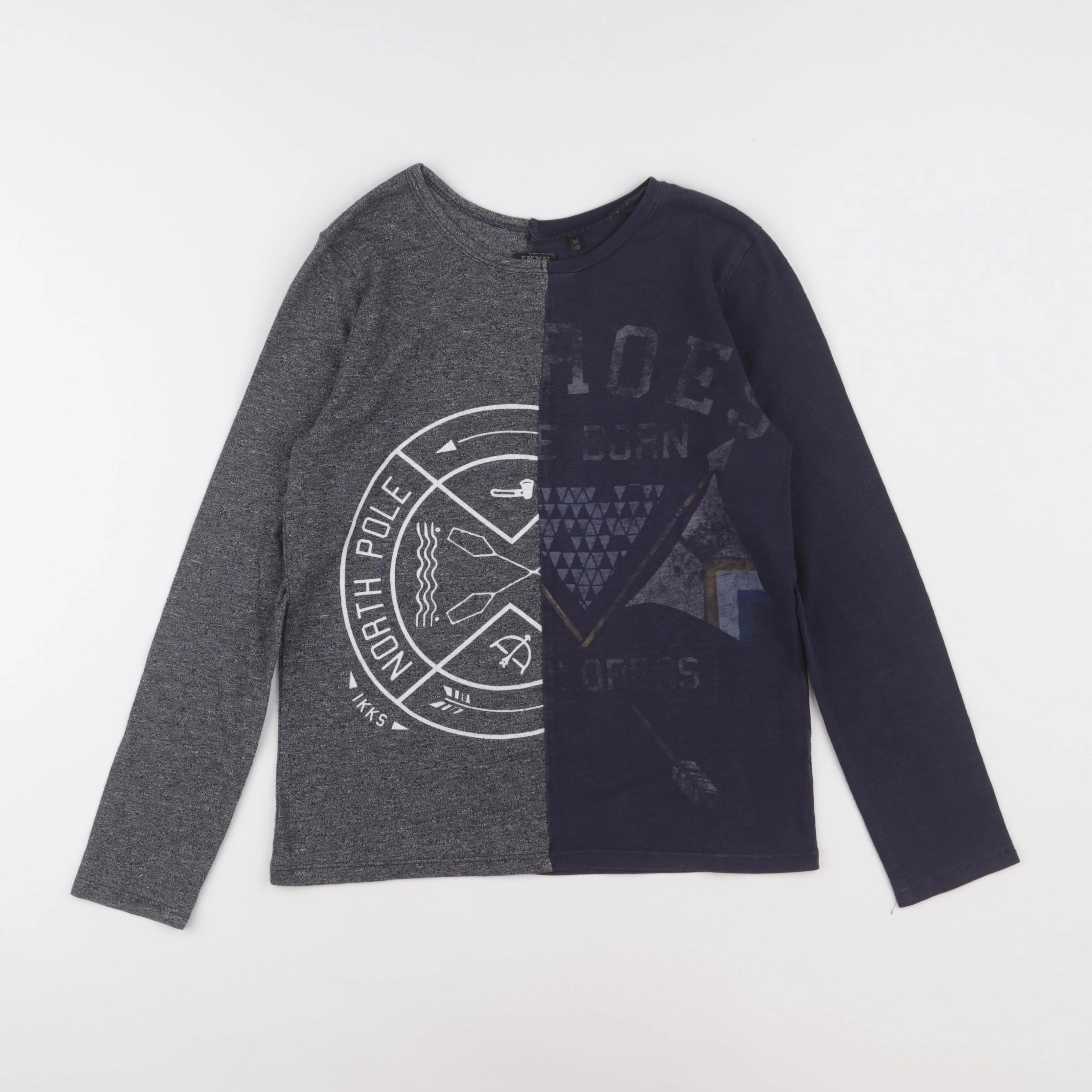 IKKS - tee-shirt bleu - 10 ans