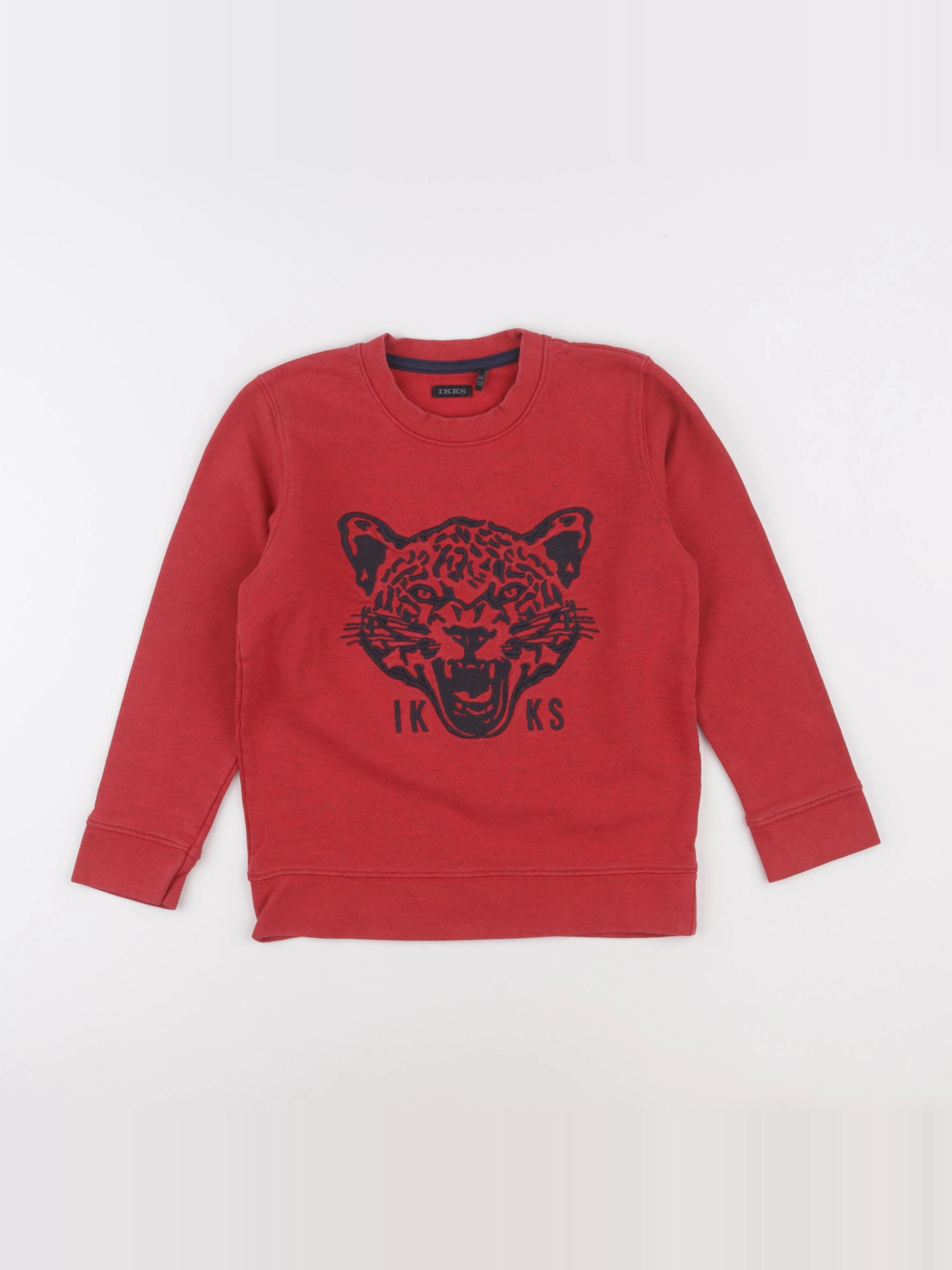 IKKS - sweat rouge - 8 ans