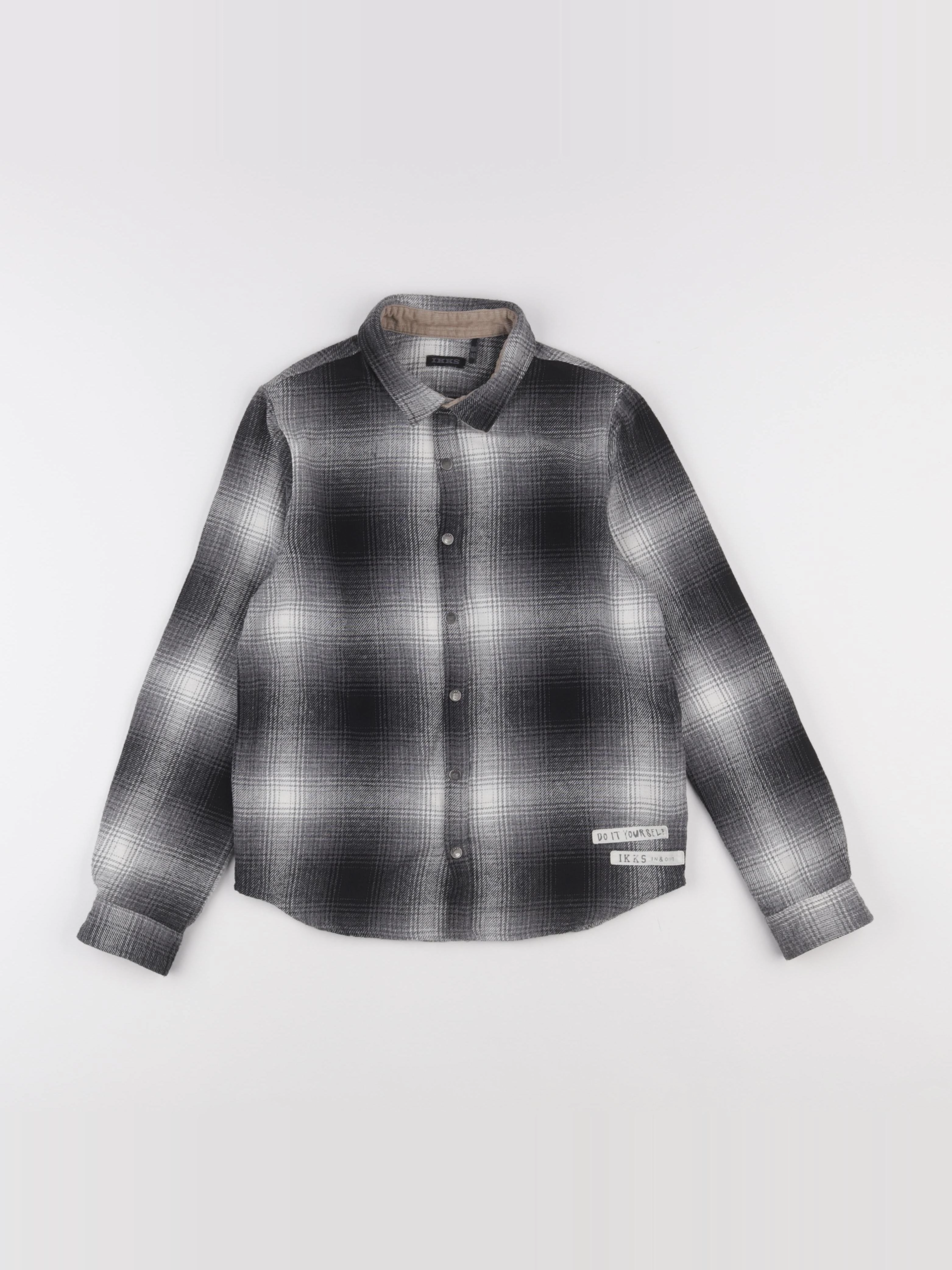 IKKS - chemise gris - 10 ans
