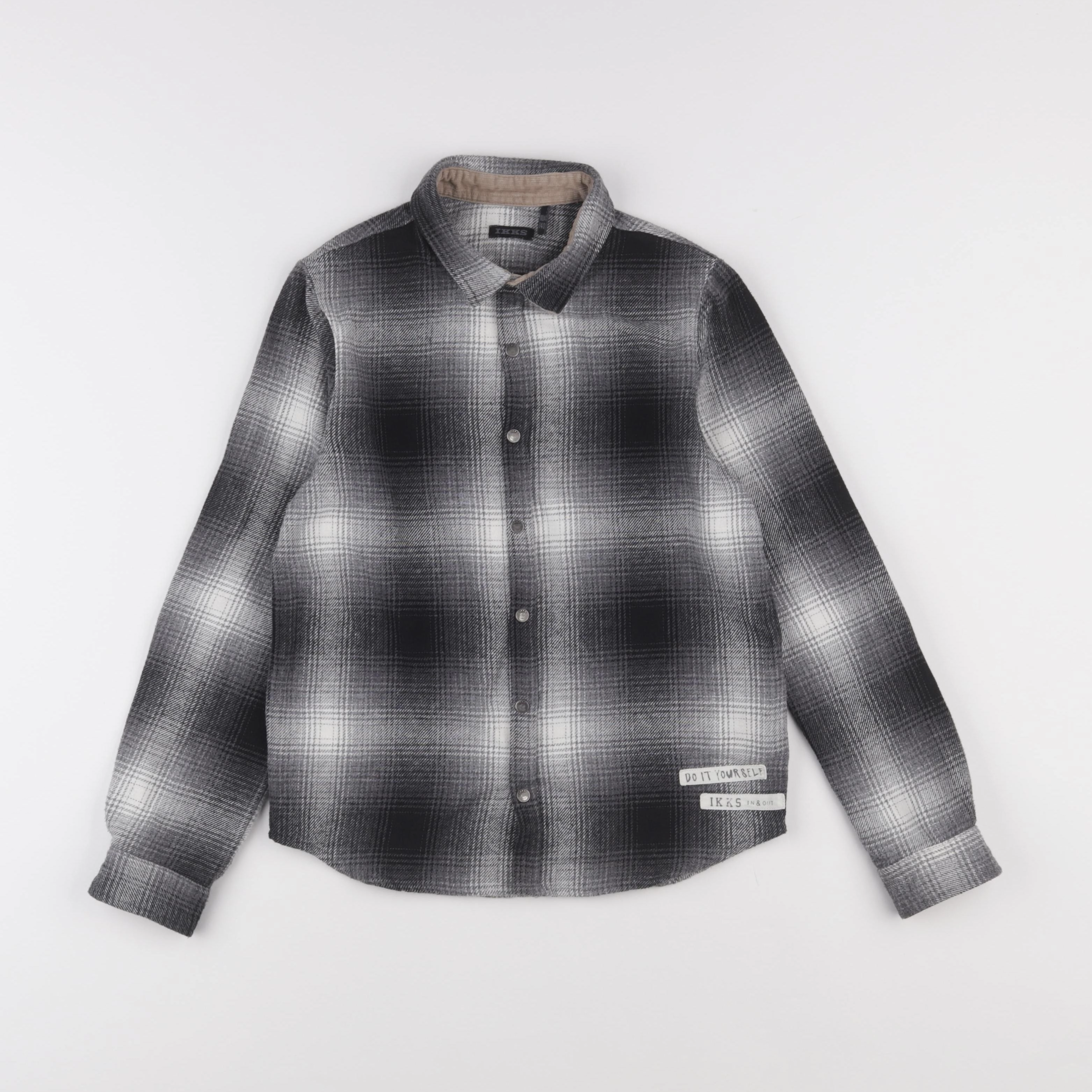 IKKS - chemise gris - 10 ans